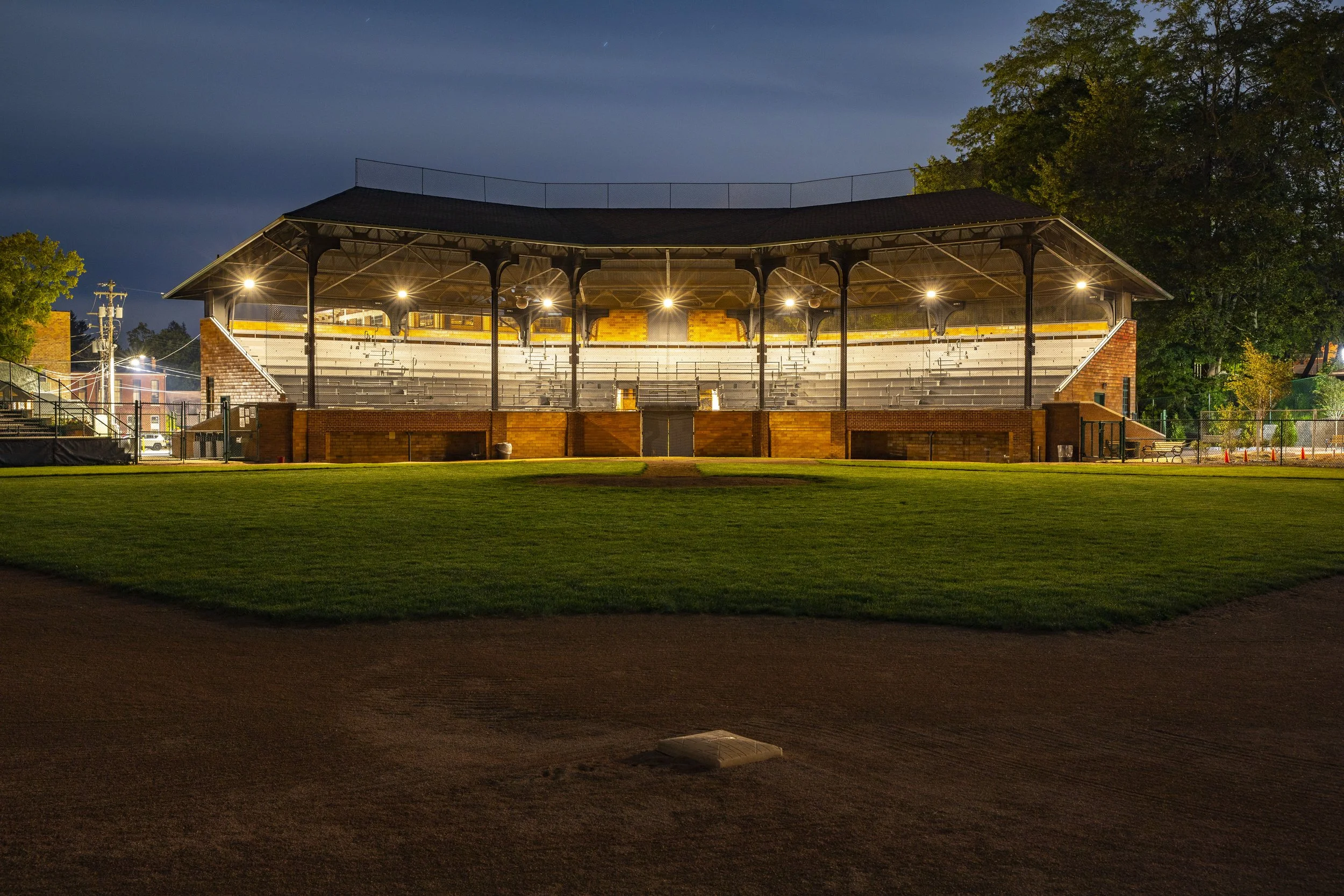 Doubleday Field at Night