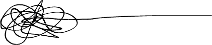 Black scribble illustration on white background.