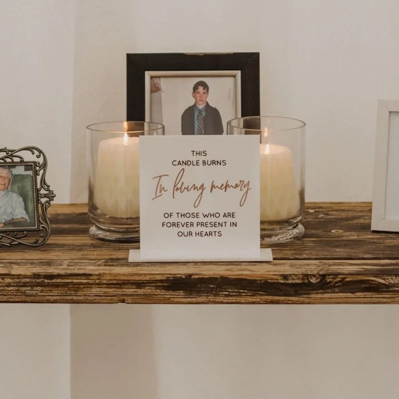 Acrylic In Loving Memory Sign