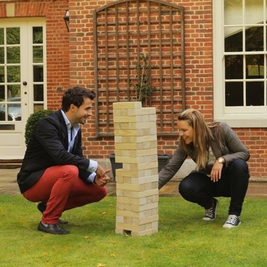 Lawn games, giant jenga, wedding entertainment