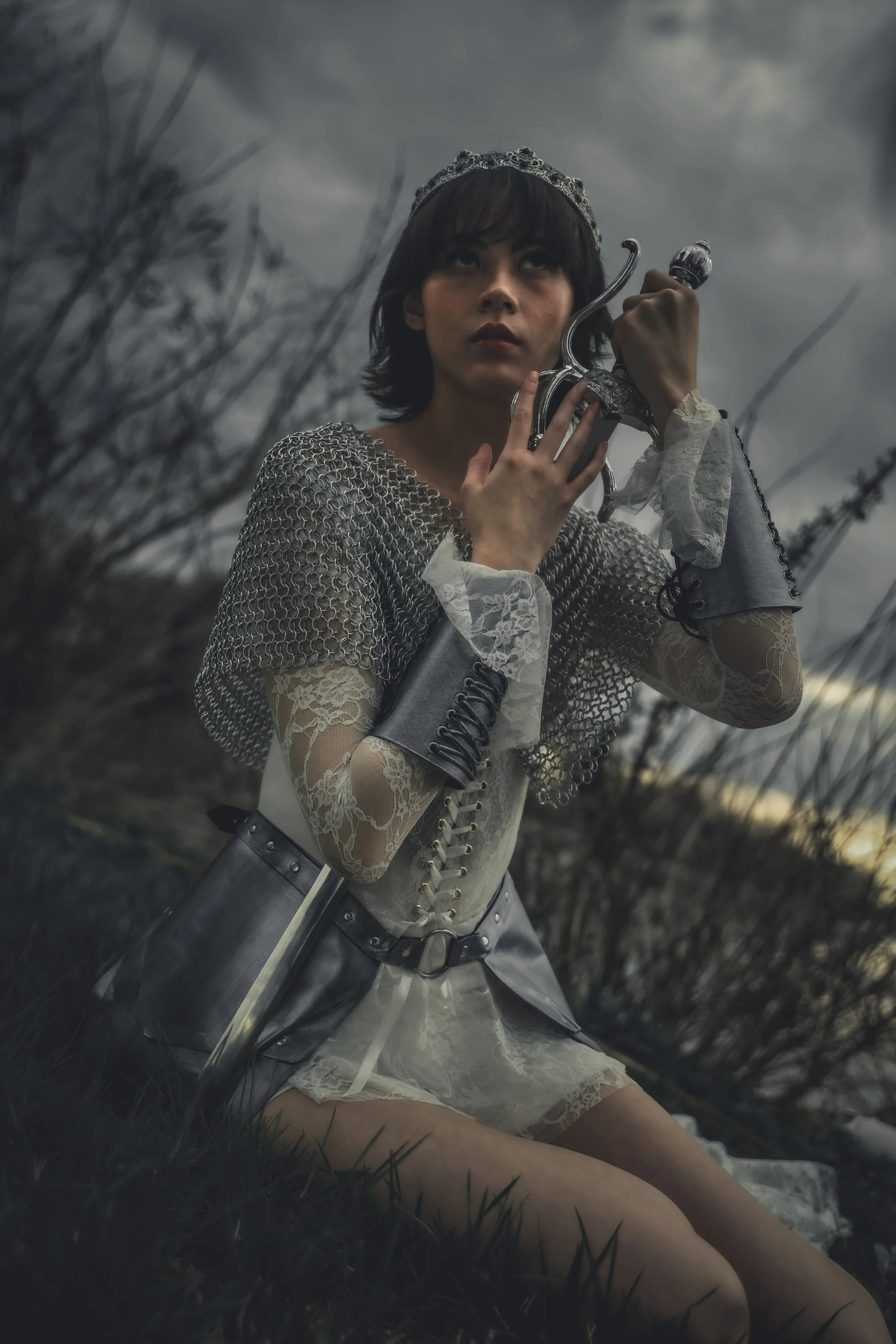 Female Knight cosplay