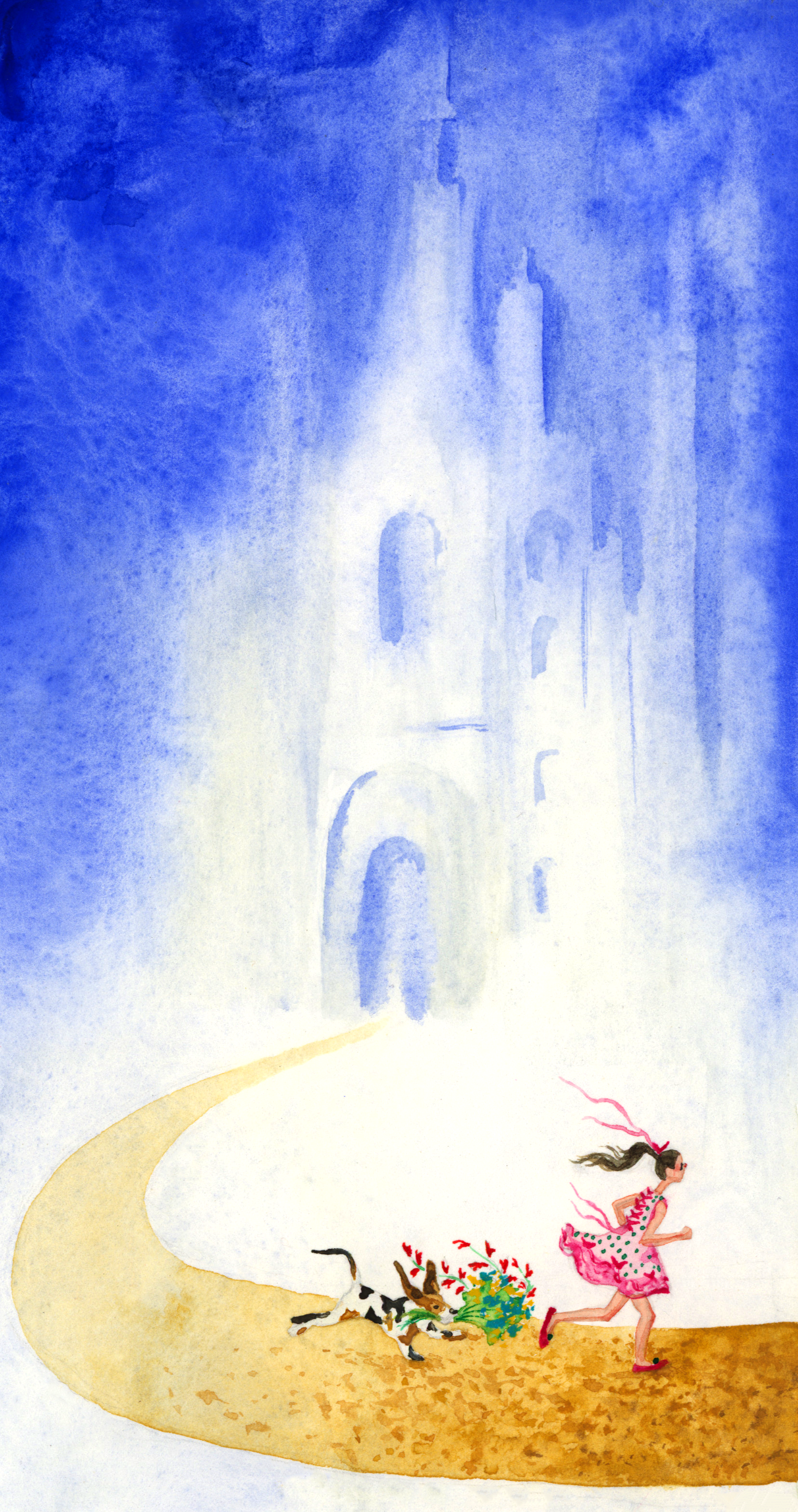 Girl and Dog running from church.png