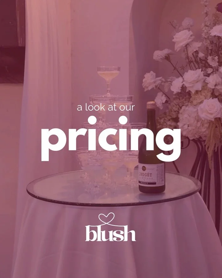 OUR PRICING 💓

with the demand for wedding content creation growing over time, we&rsquo;ve concluded the obvious: we&rsquo;re valuable!

because of this, we&rsquo;ve decided to increase our prices to match the market, as well as expanding options fo