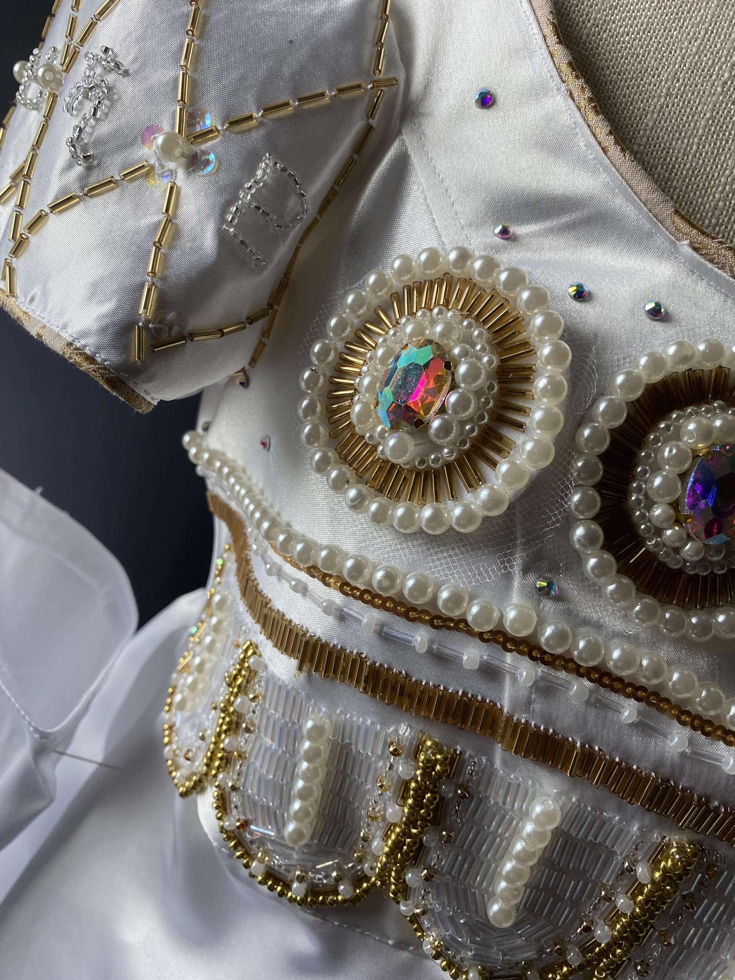 Regency Era Gown
Hand beaded