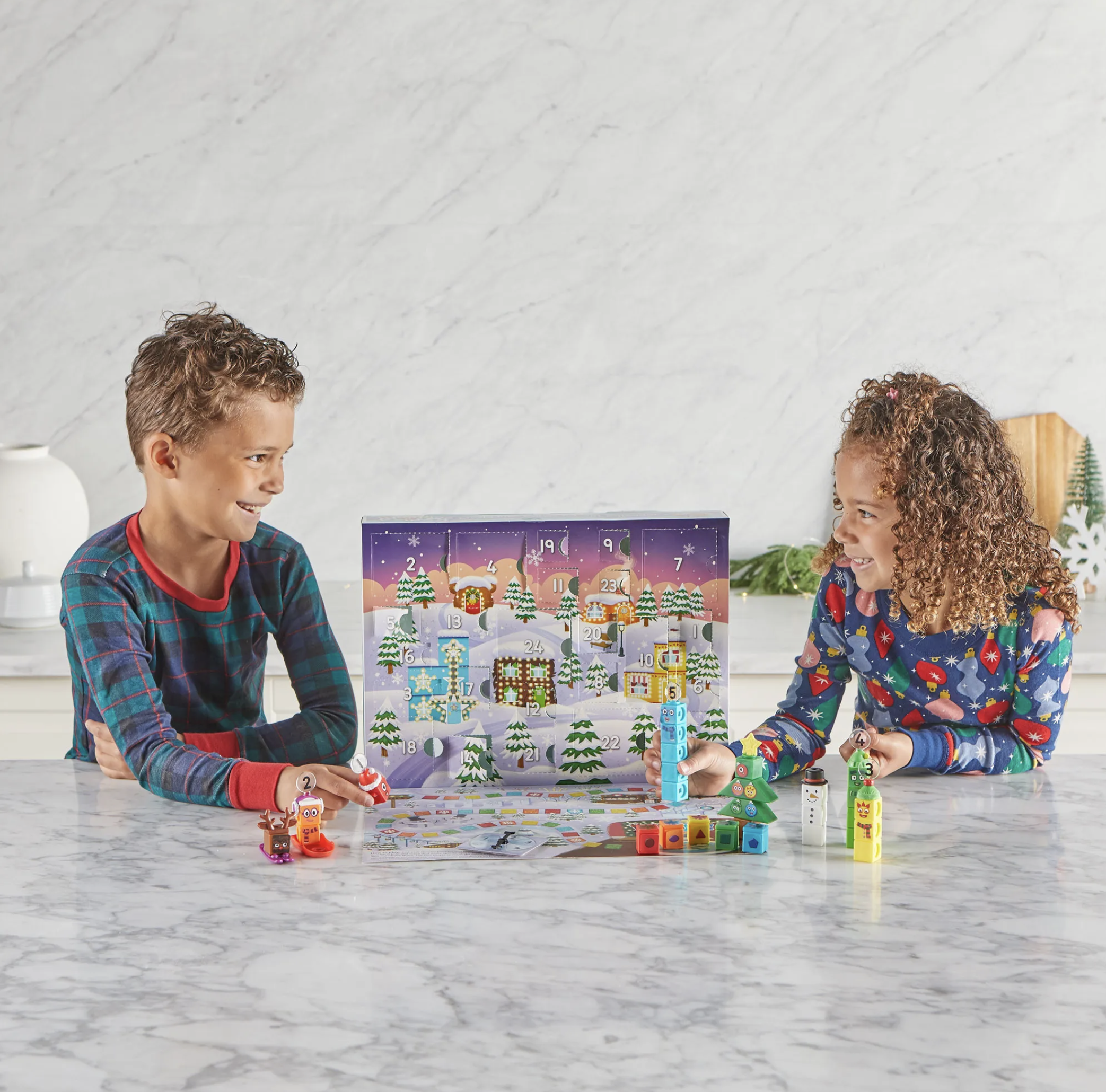 There is nothing I love more than a seasonal toy design project!  Numberblocks first ever Advent Calendar.  I designed all the pieces and the game included.