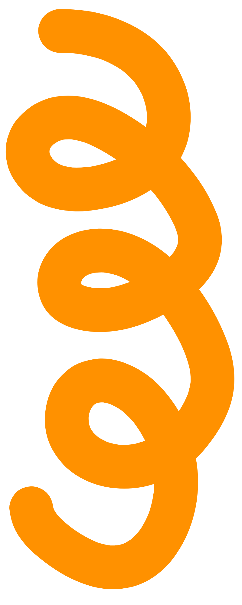 Close-up of a large, stylized, orange text reading 'sale' on a black background.