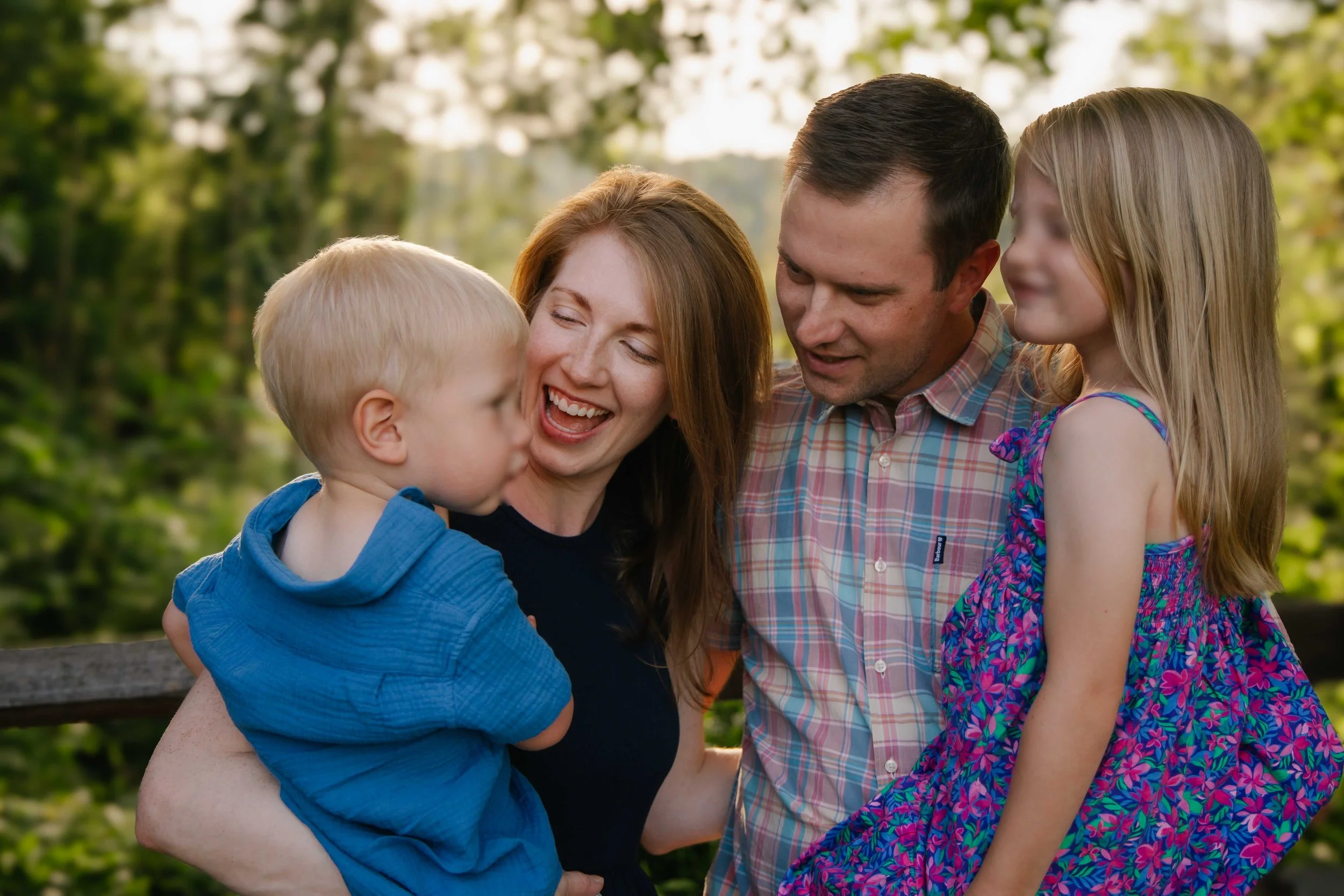 golden hour family photos