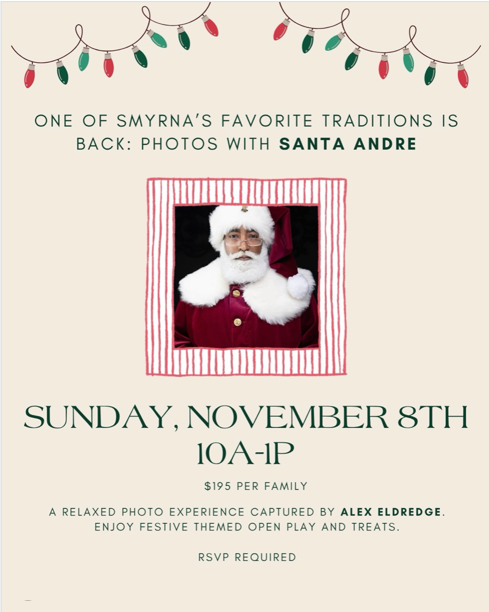 Santa Andre at The Bunny Hive Smyrna - Book Today!