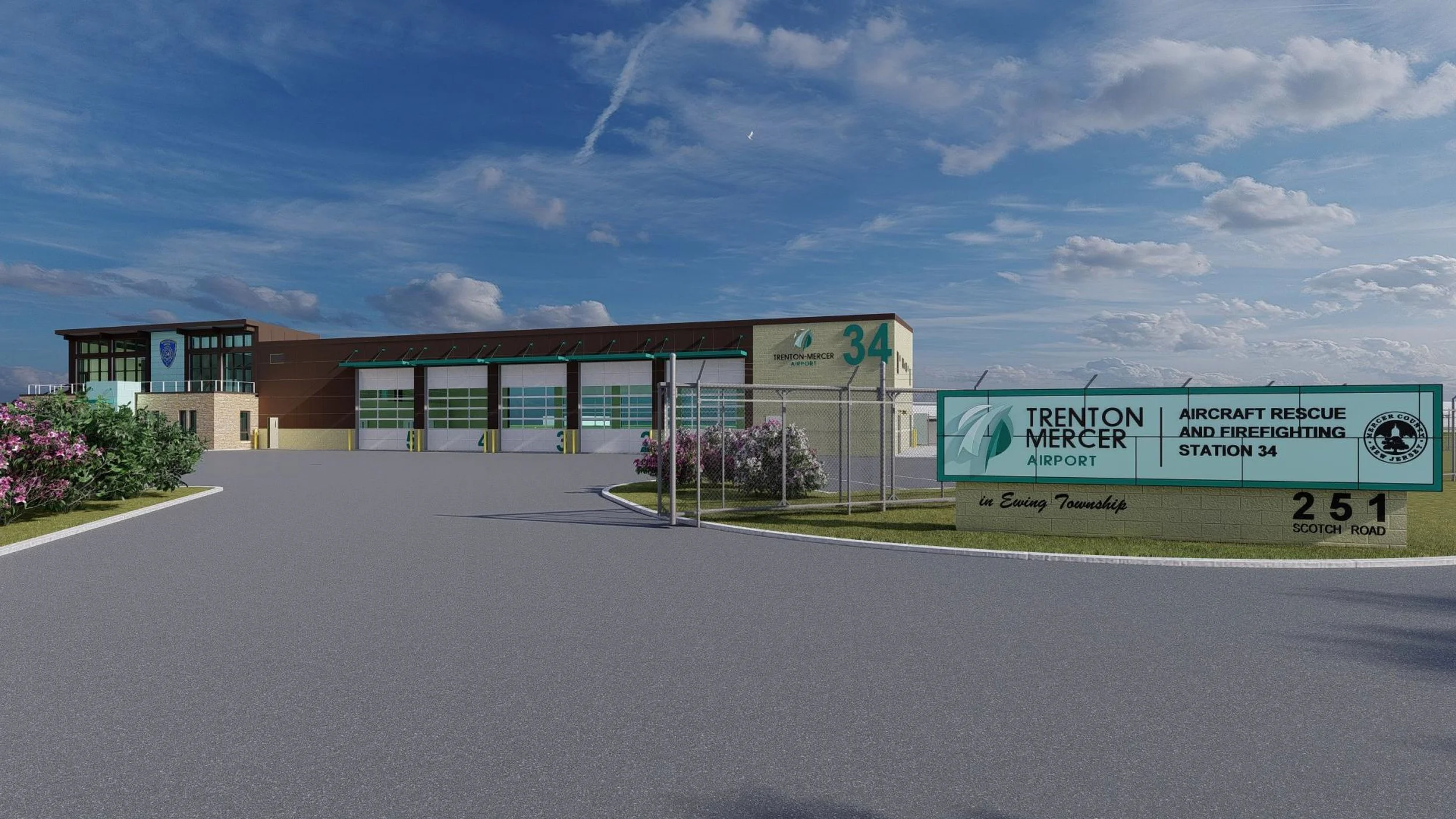 Aircraft Rescue and Firefighting Station - Trenton Mercer Airport