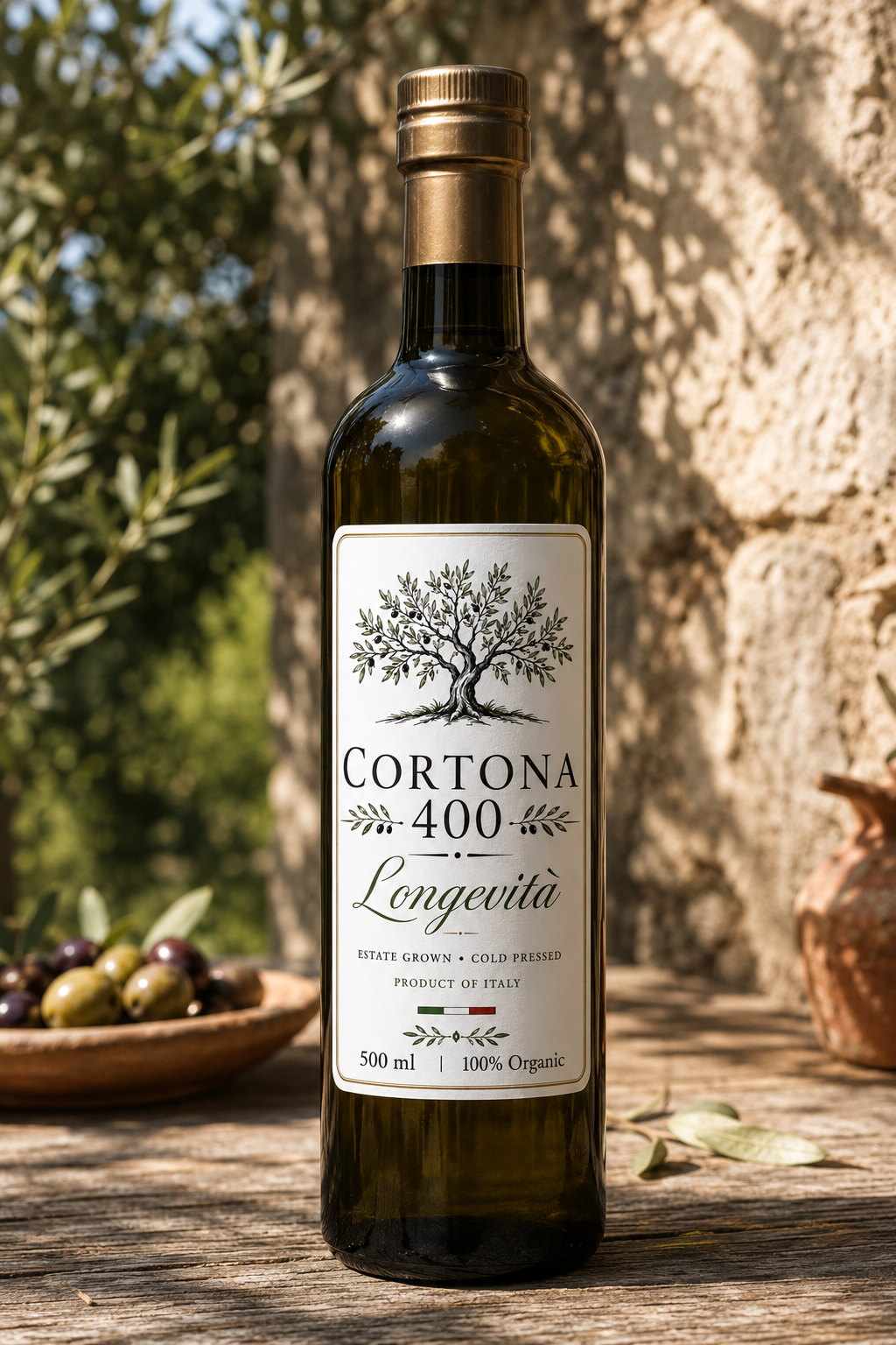 Longevità Cortona 400 Extra Virgin Olive Oil