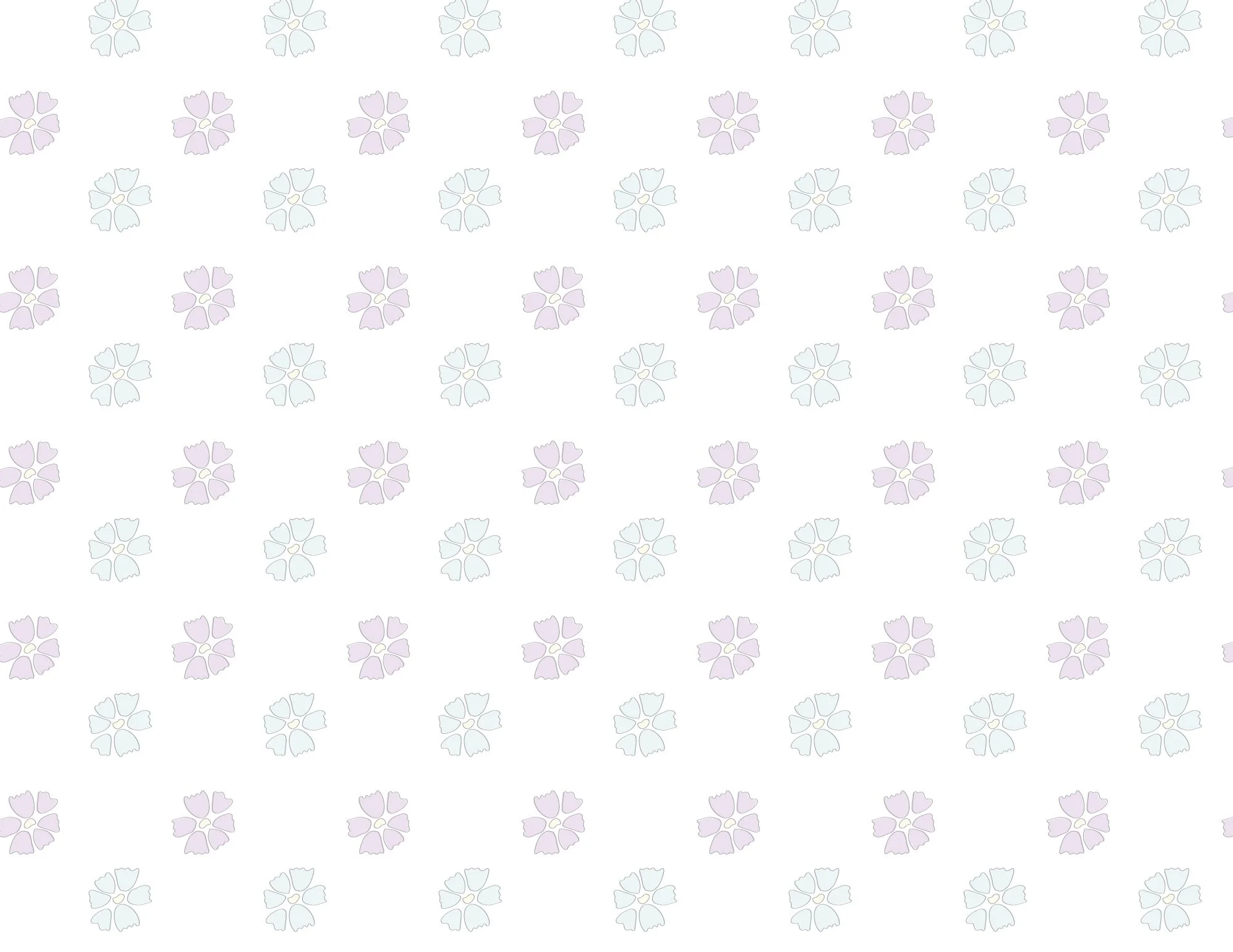 Floral print on Adobe Illustrator