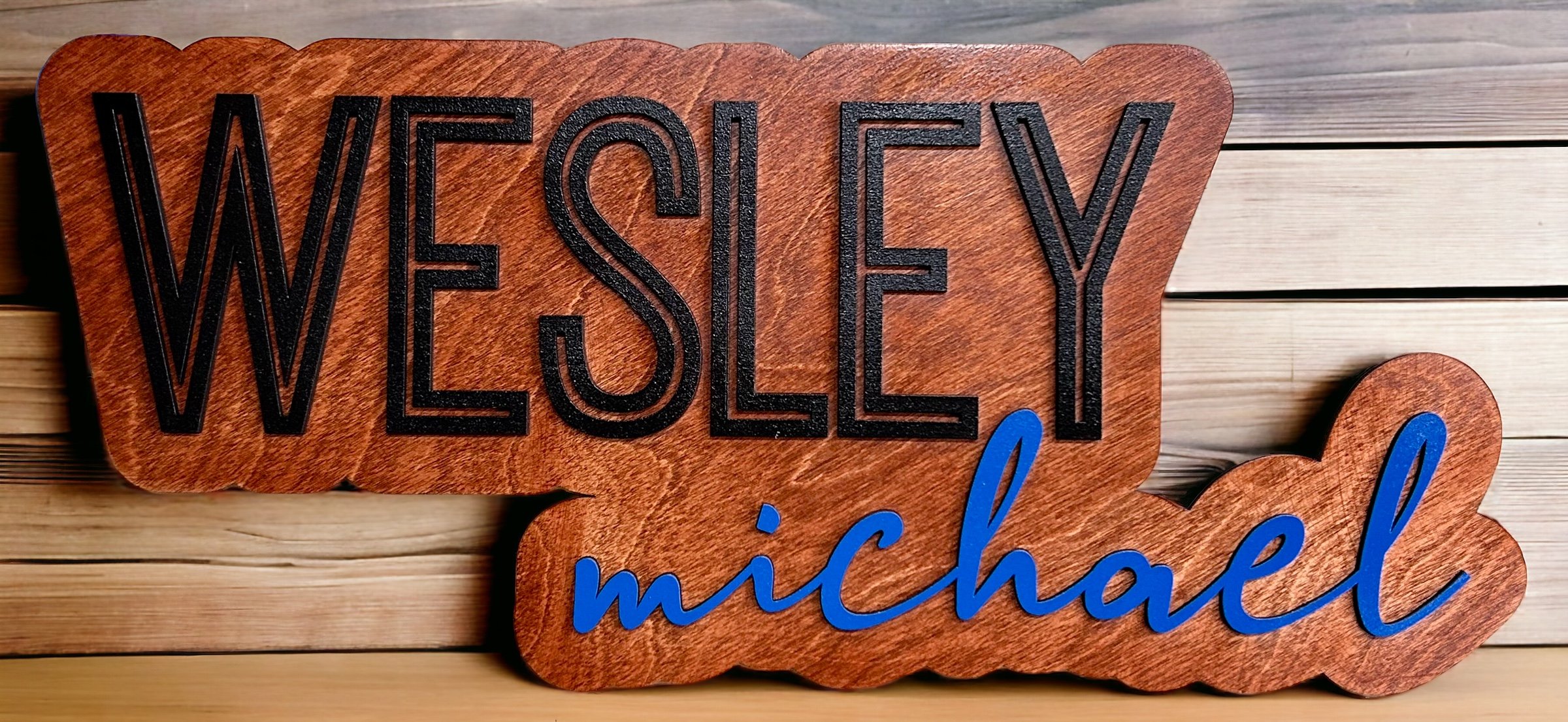 Wooden Name sign for a child's room