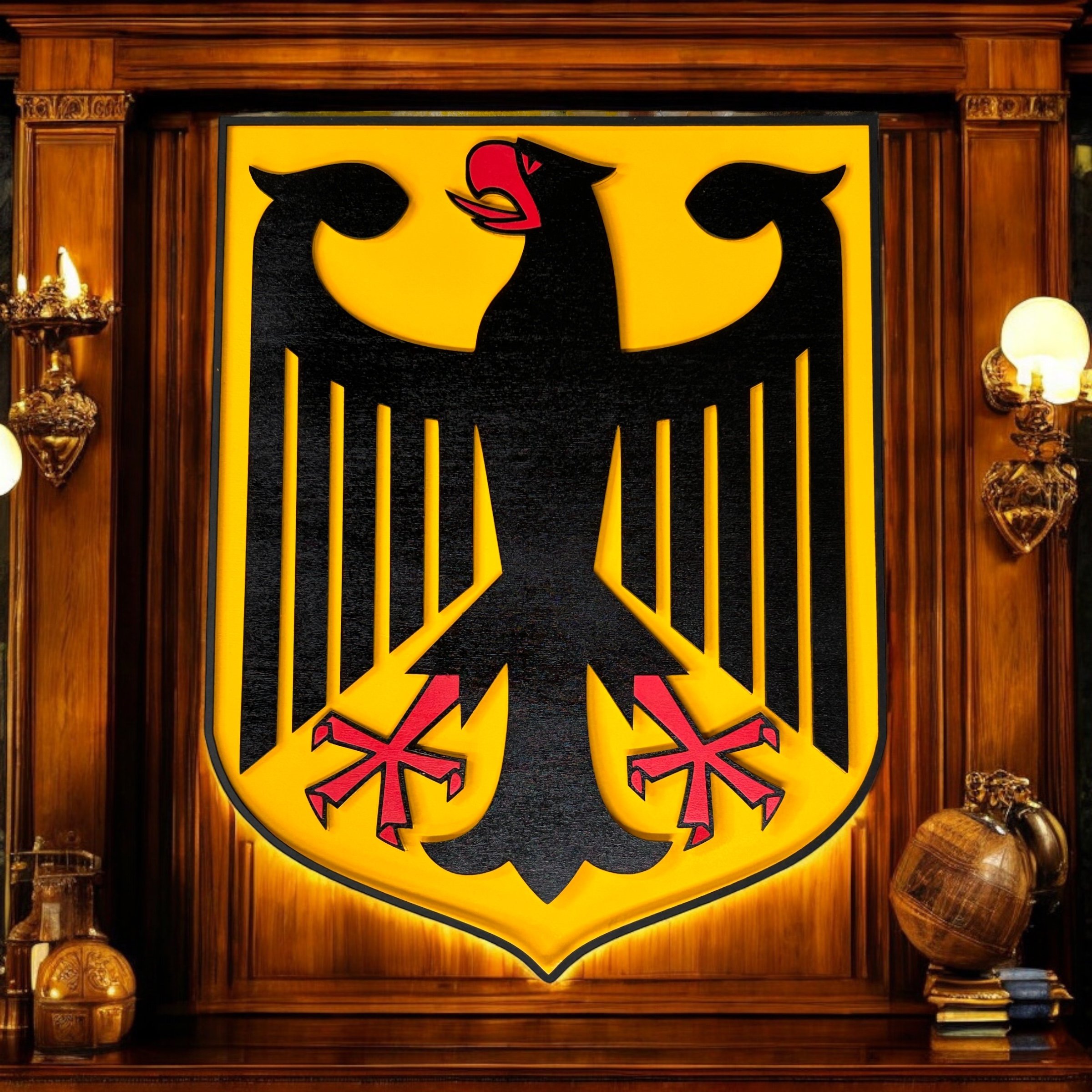 German Federal Eagle wall plaque