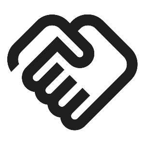 Illustration of two hands shaking.