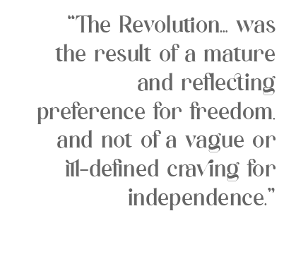 Quote by Alexis de Tocqueville about the revolution reflecting maturity and desire for independence.