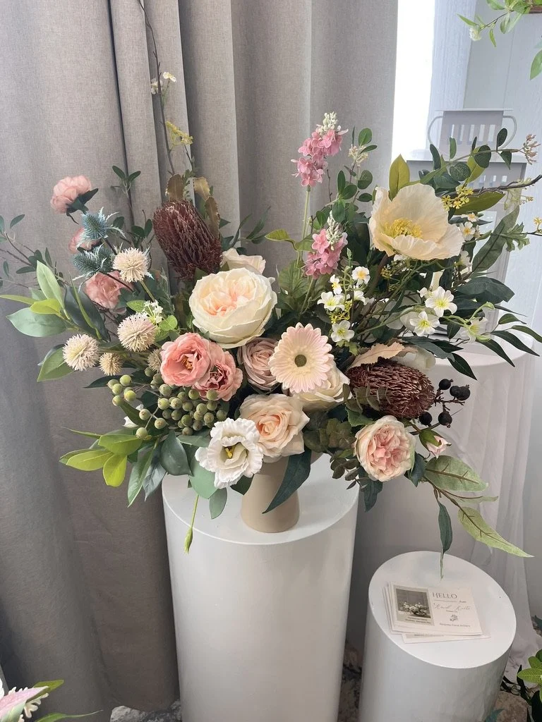 Custom Silk Floral Design
