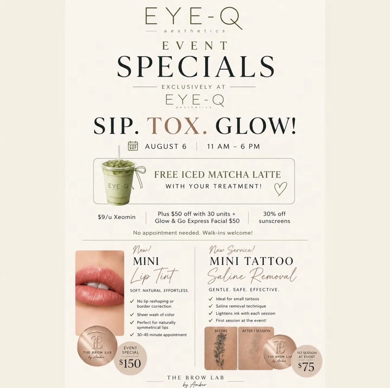 Sip. Too. Glow! 