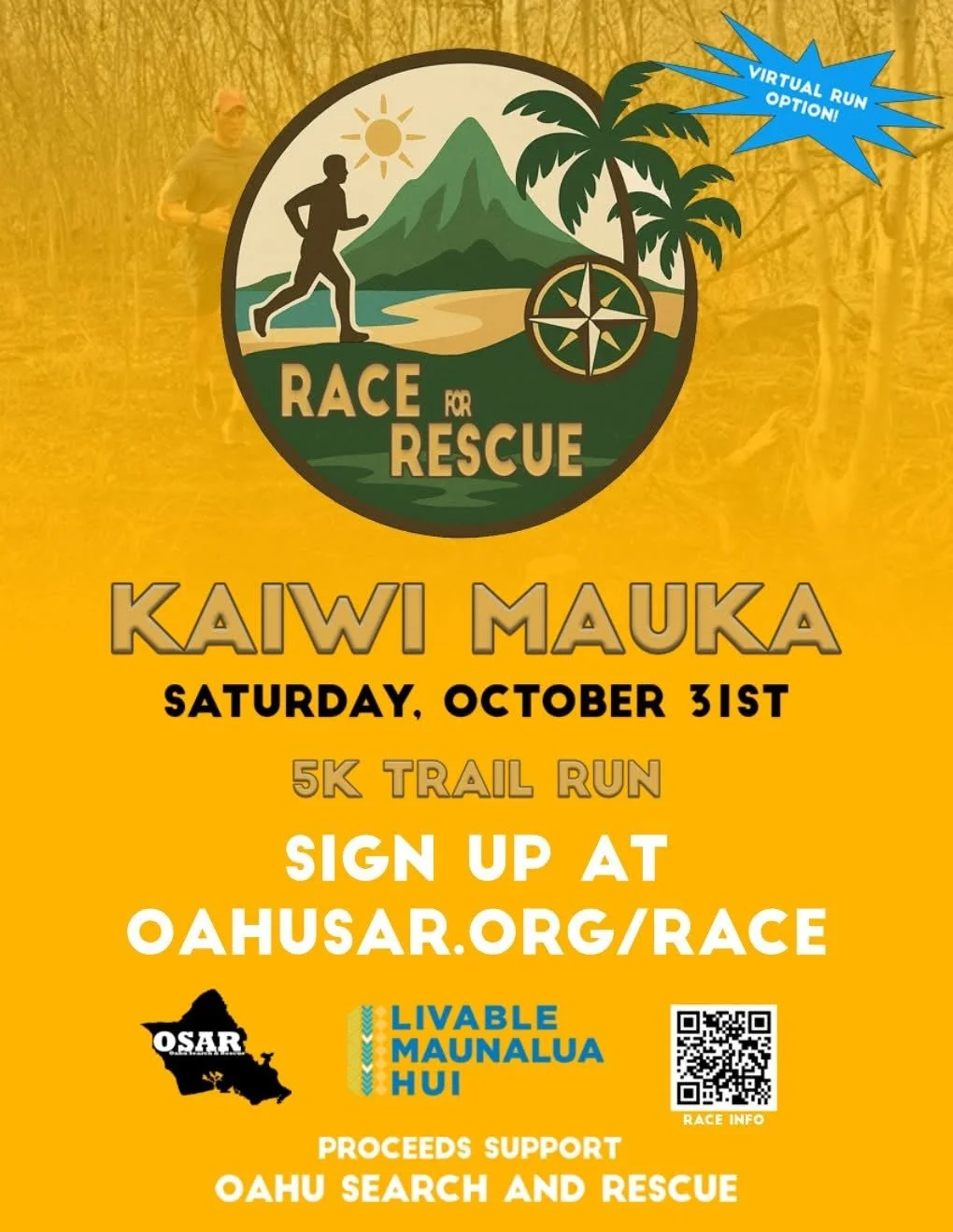 Race For Rescue at Kaiwi Mauka