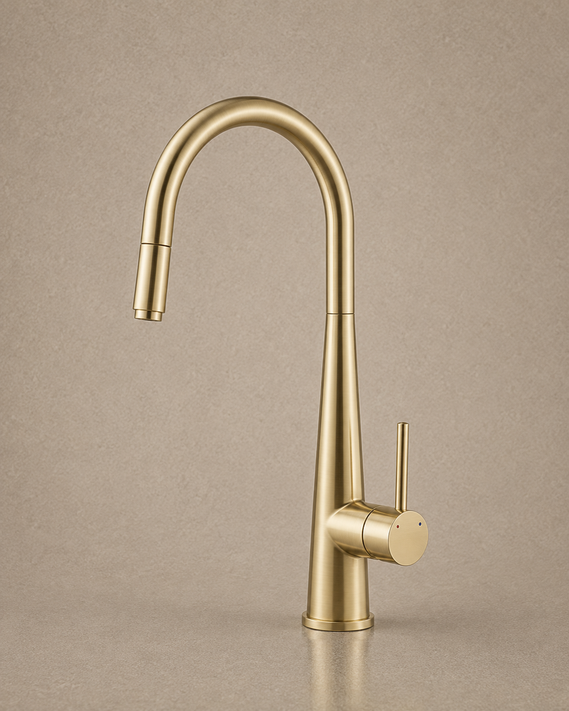pull out kitchen mixer brushed gold.png