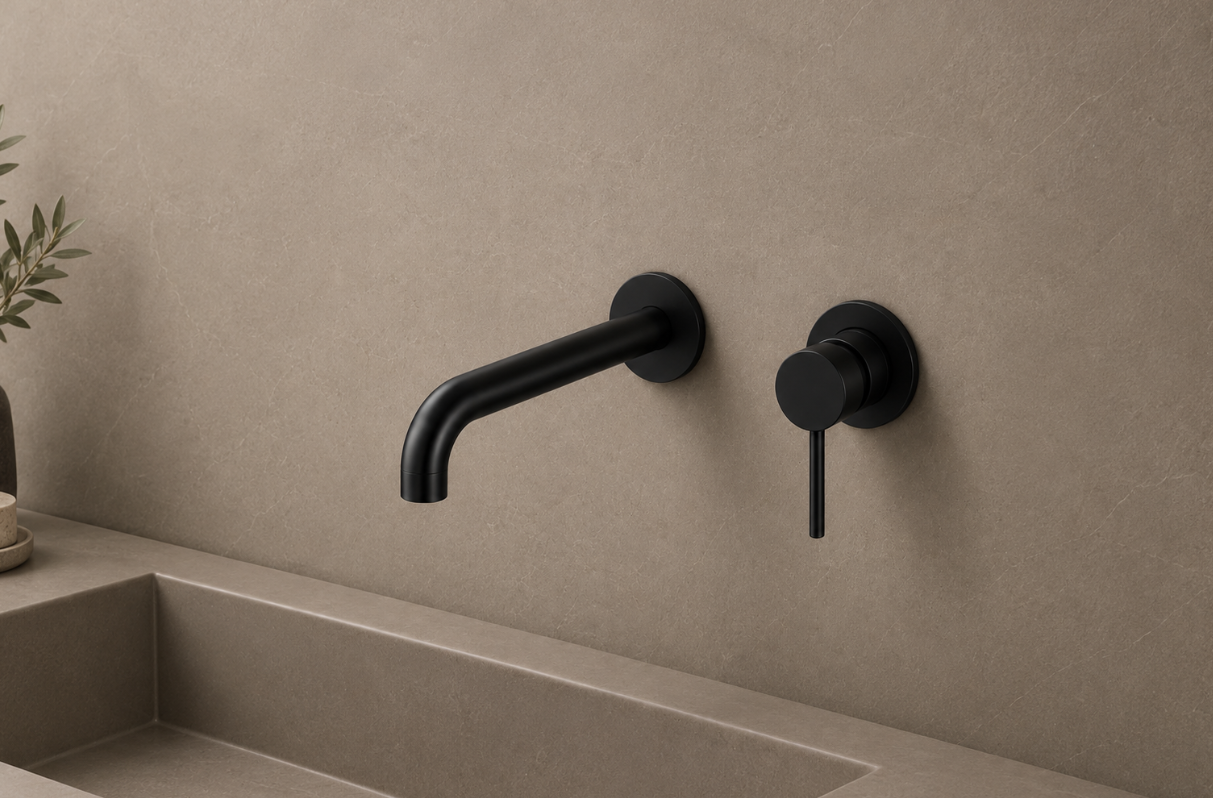Bathtub Wall Spout + Mixer