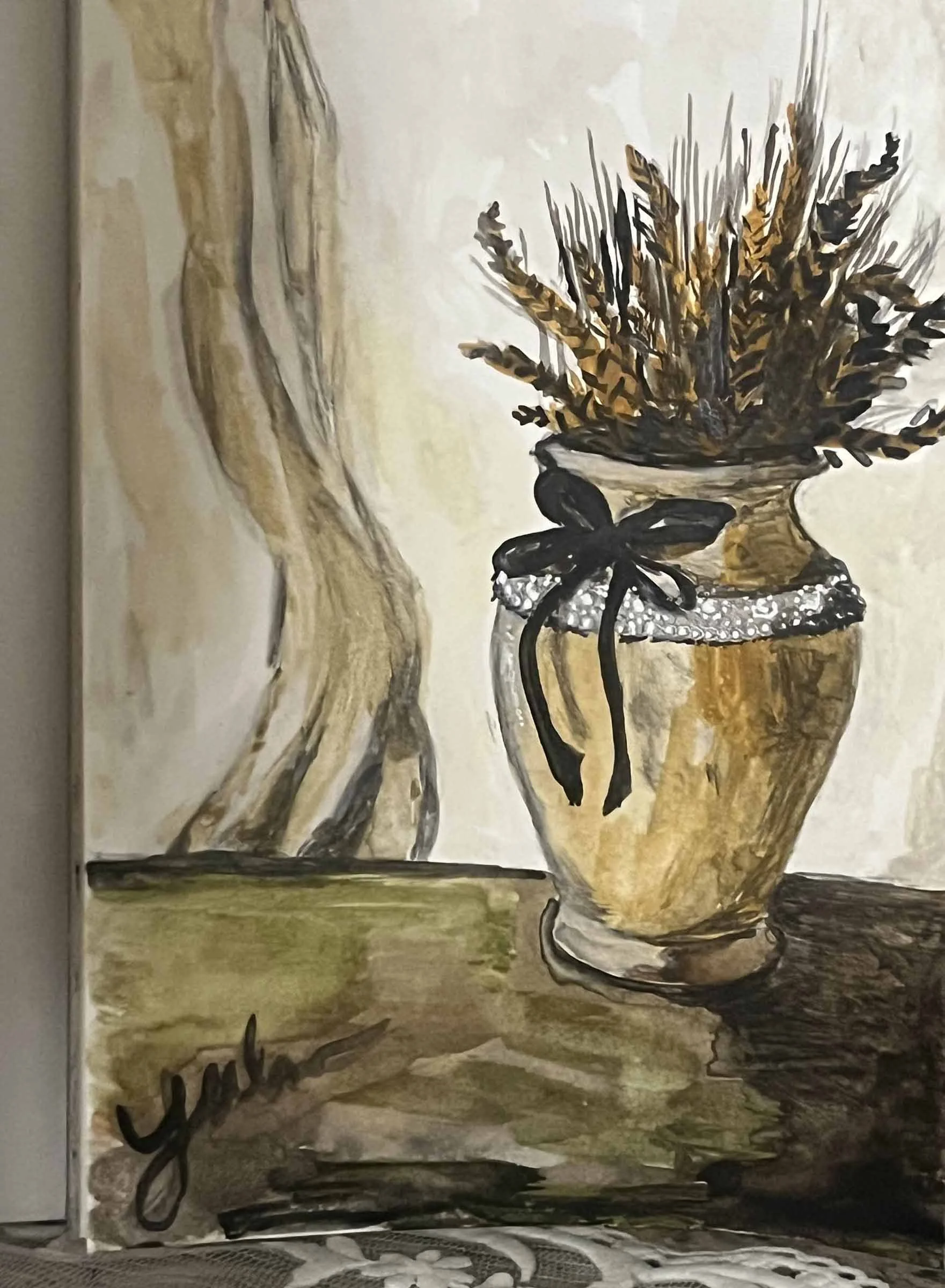 A Vase With A Bowtie - Yulia Kachalova.jpg