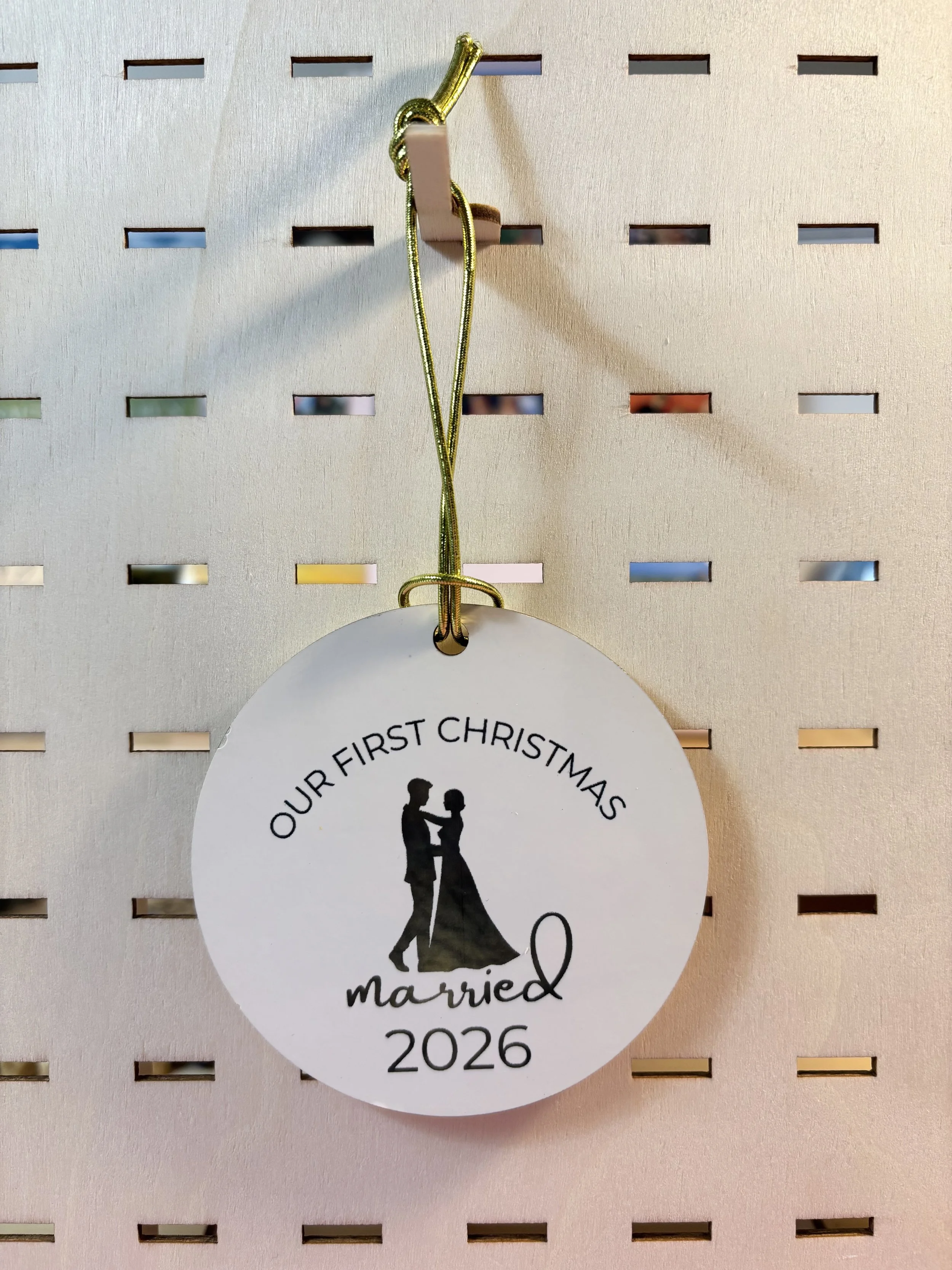 First Christmas as Us (Round)