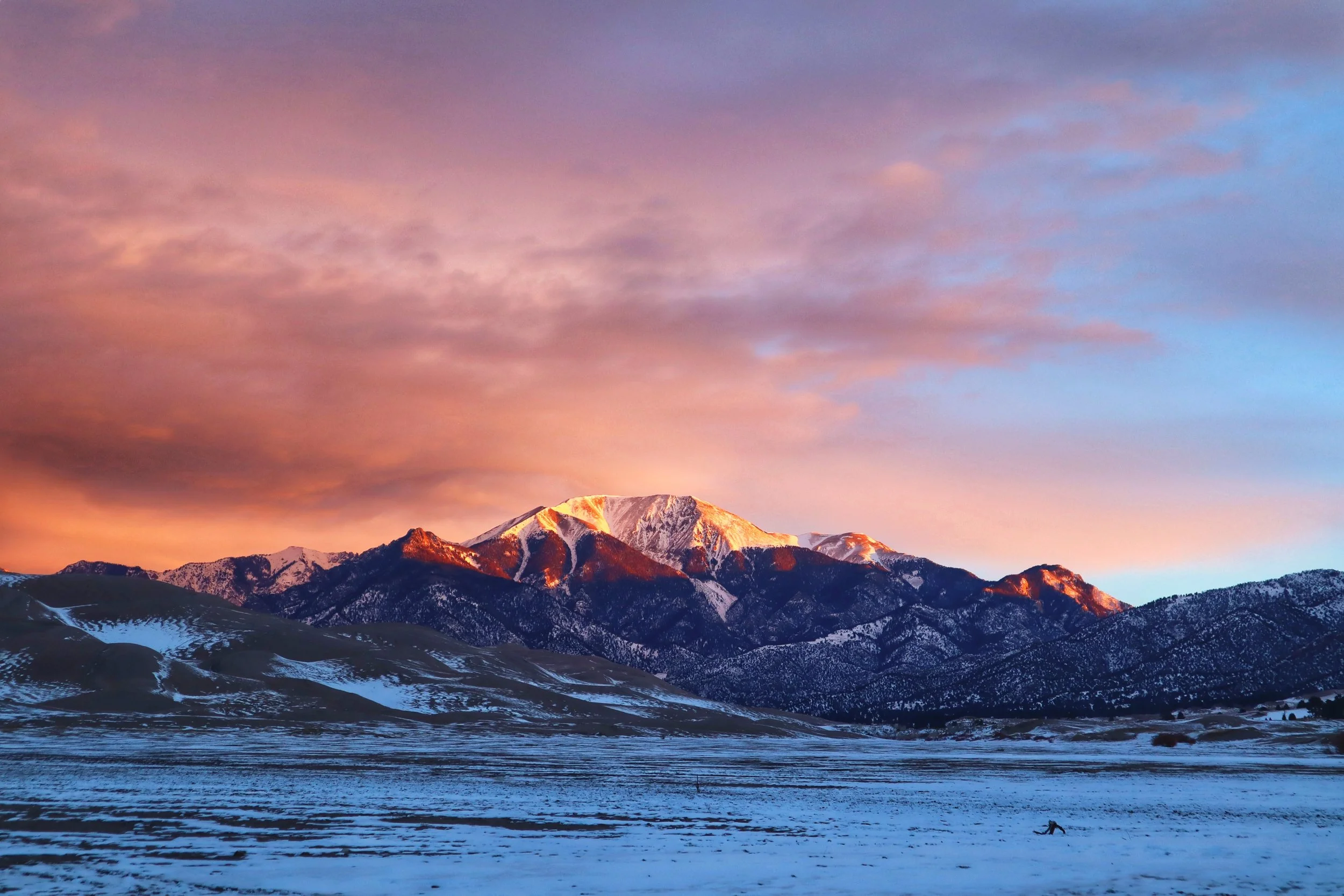 Winter Sunrise at Great Sand Dunes National Park (8