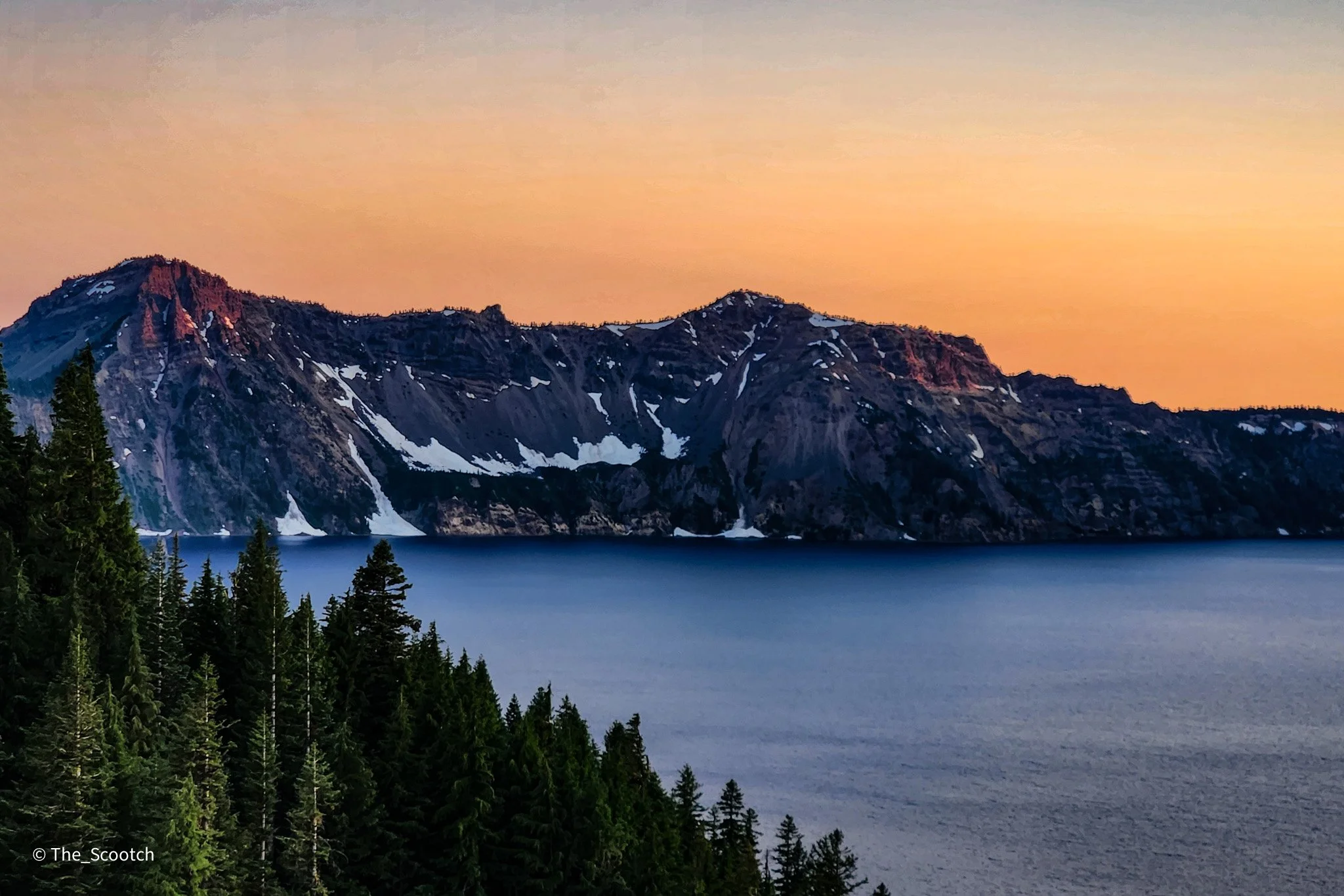 Sunset at Crater Lake National Park (8
