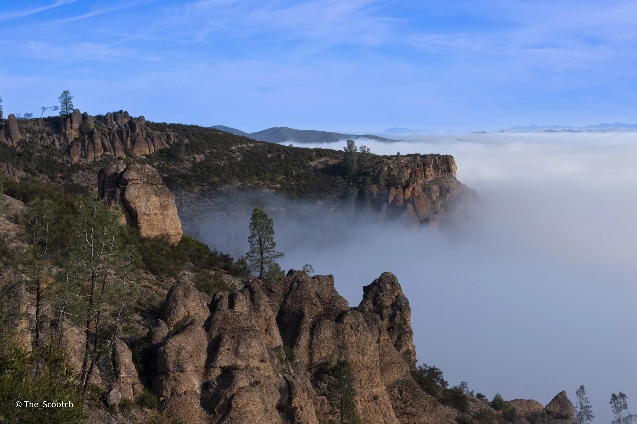 Cloud Inversion, Pinnacles National Park