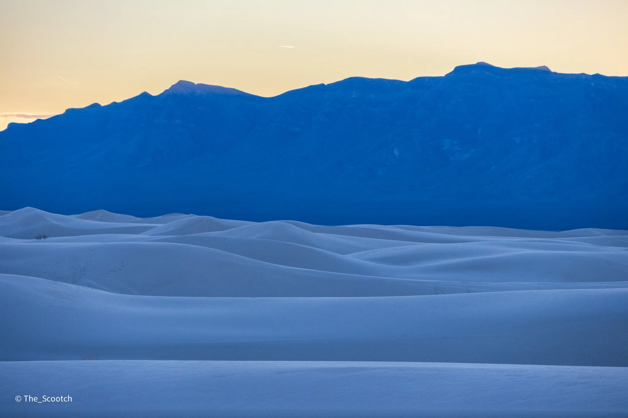Sunset at White Sands National Park - 2