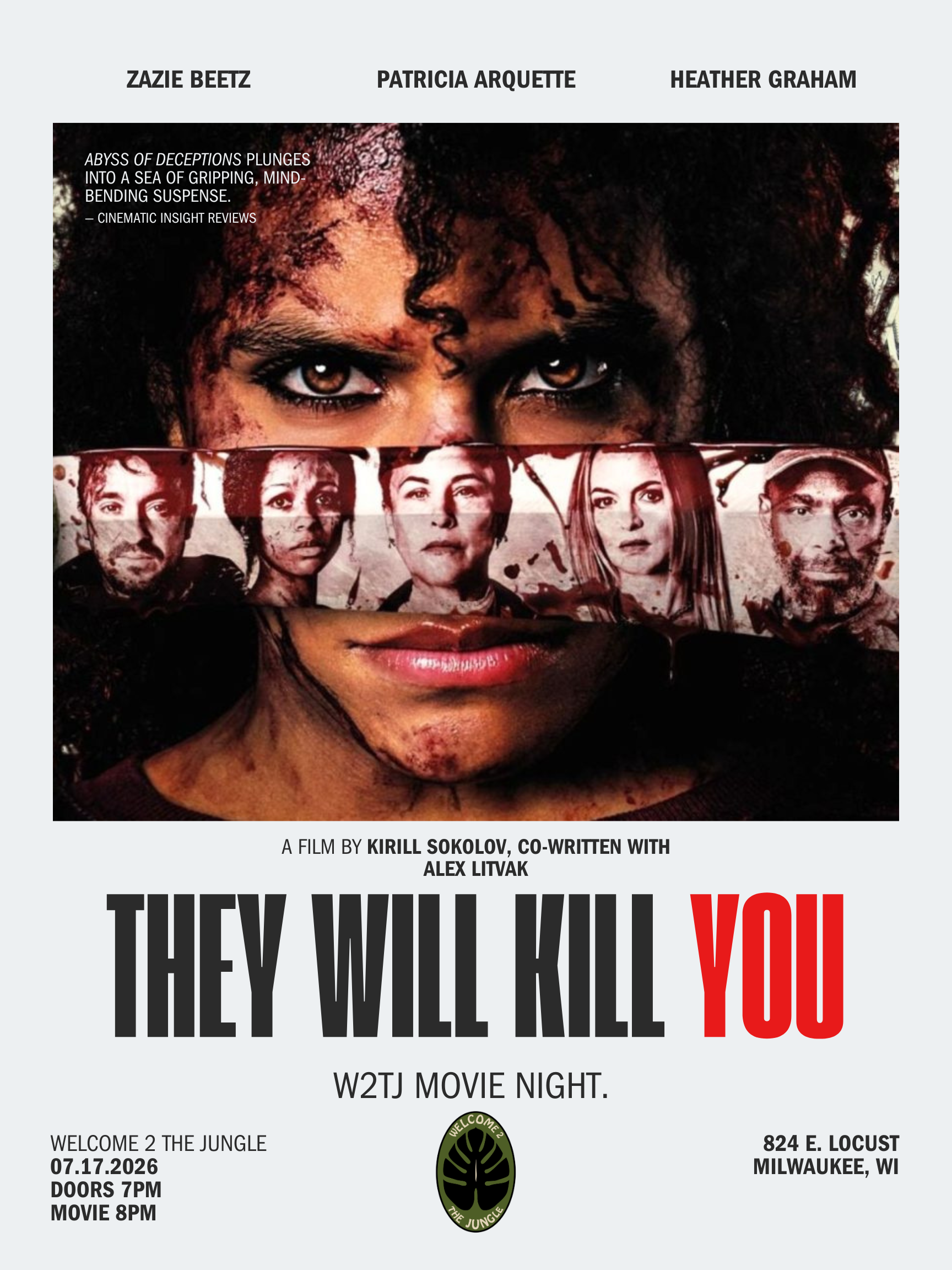 W2TJ Movie Night: They Will Kill You