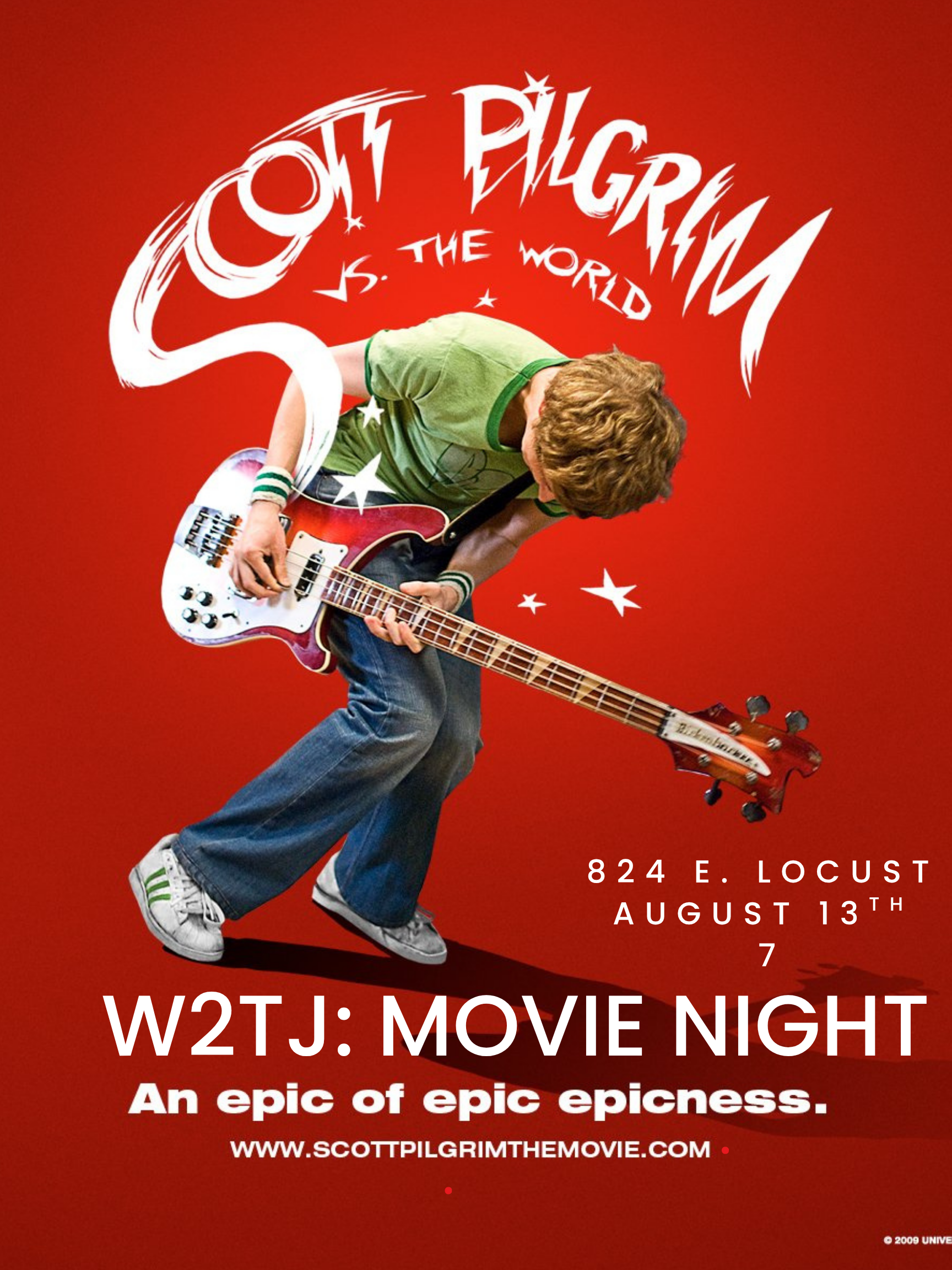 W2TJ Movie Night: Scott Pilgrim Vs The World