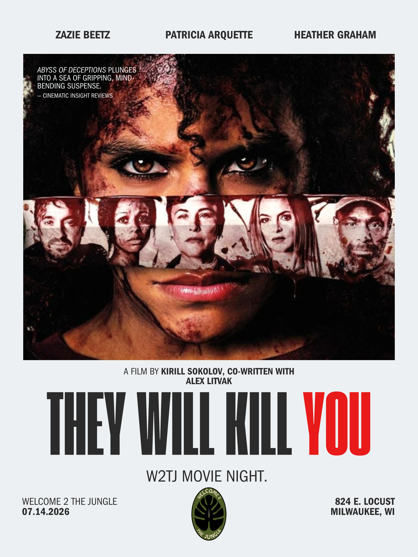 W2TJ Movie Night: They Will Kill You
