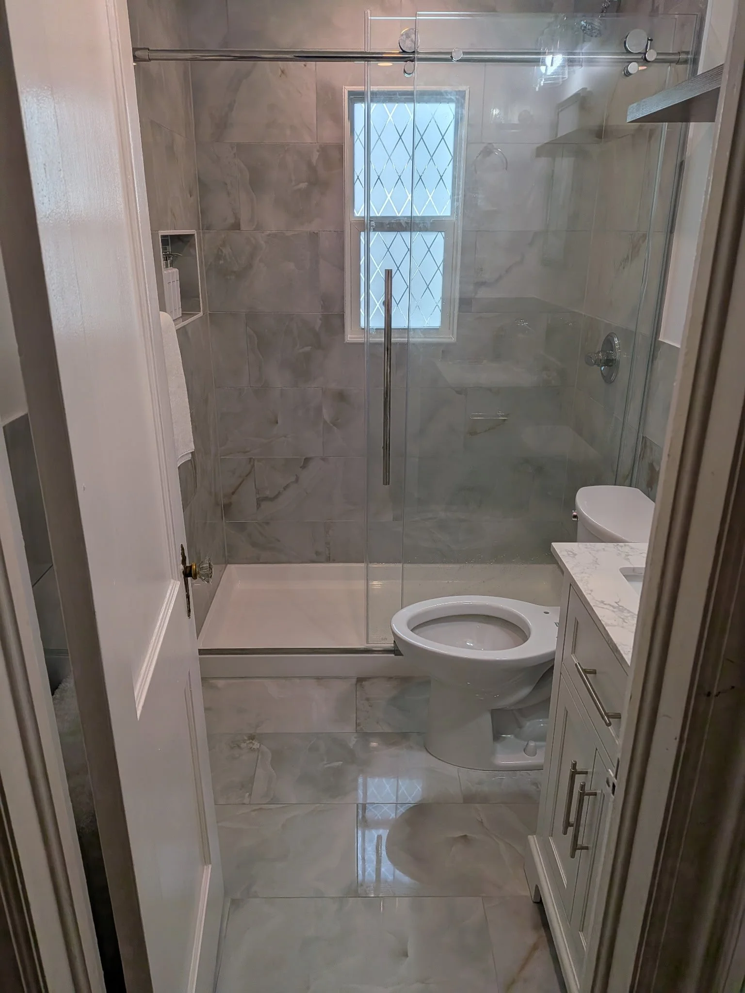 Full bathroom remodel.