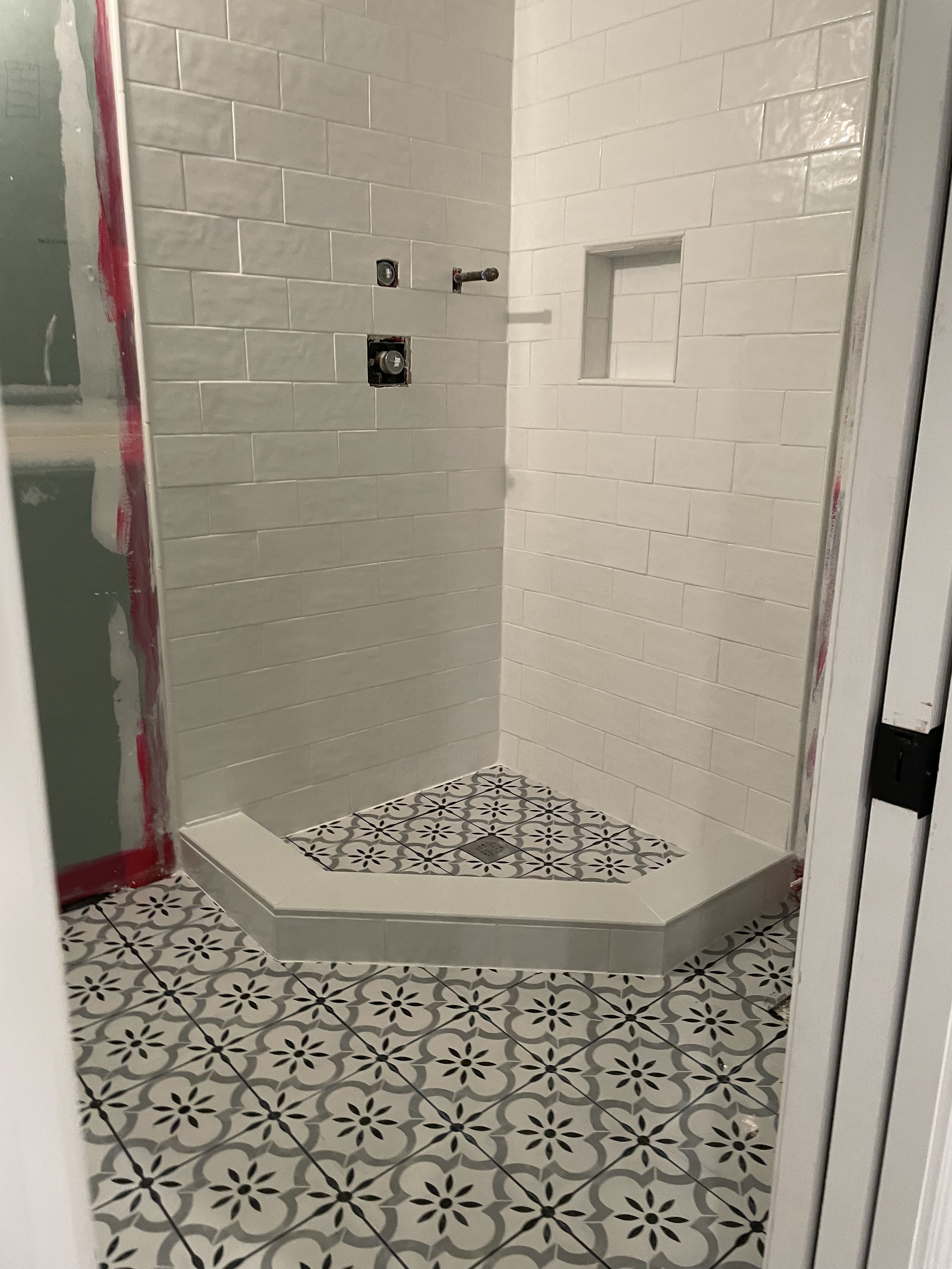 Custom shower build.