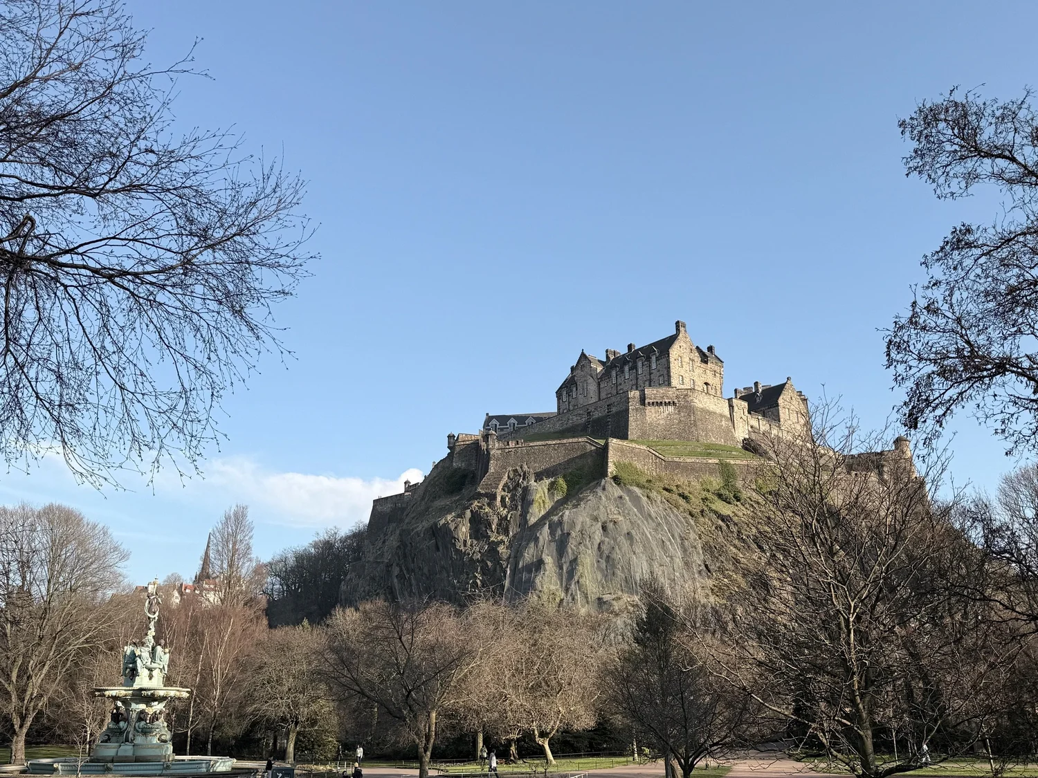 Edinburgh photographed during the Gouldings family trip