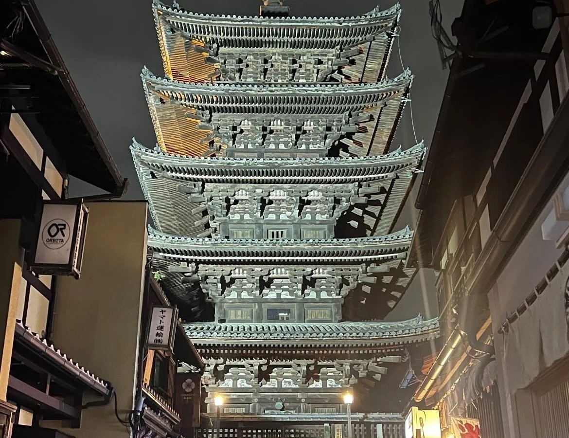 Yasaka Pagoda and the older streets of Kyoto