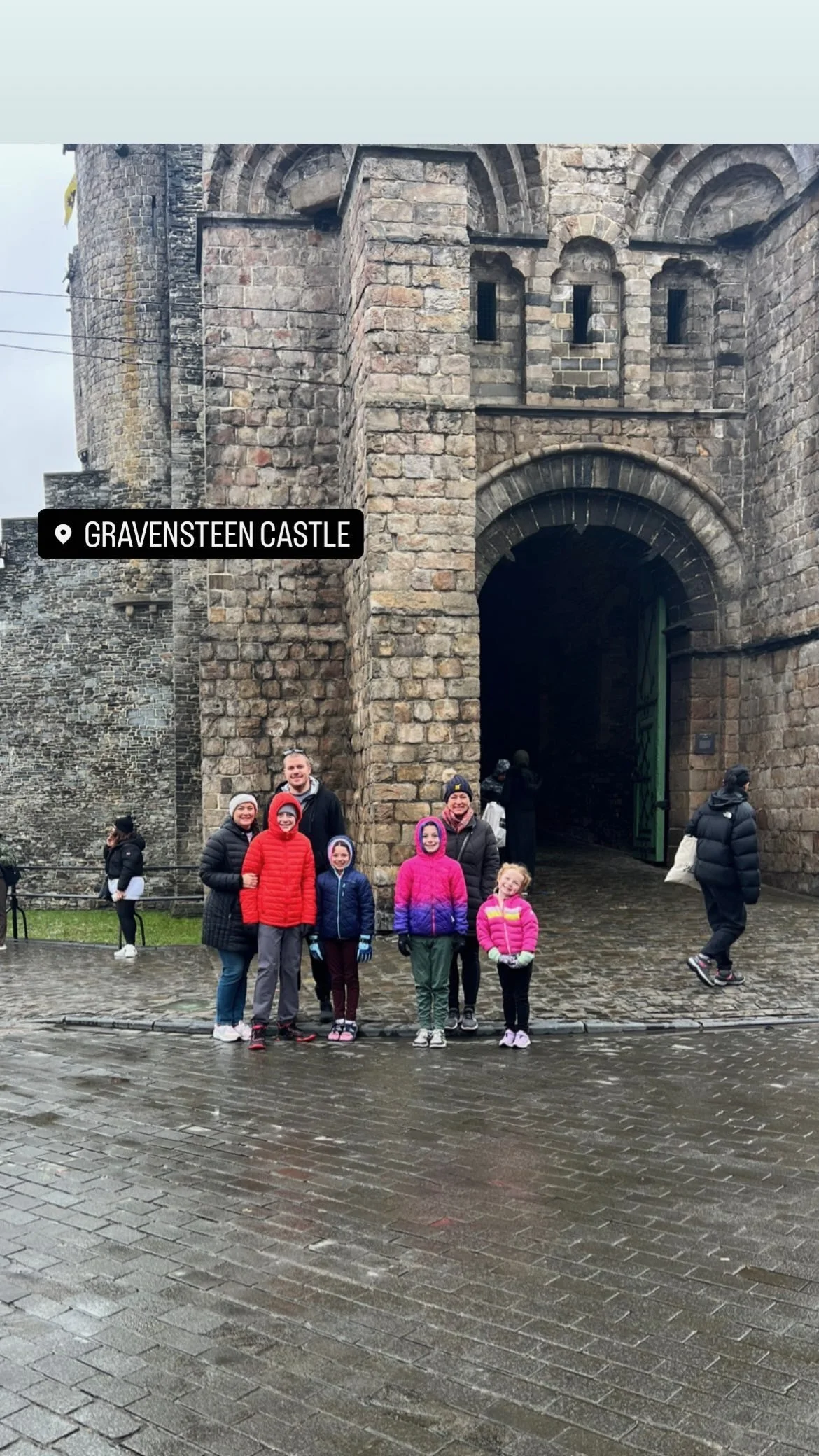 Ghent photographed during the Gouldings family trip