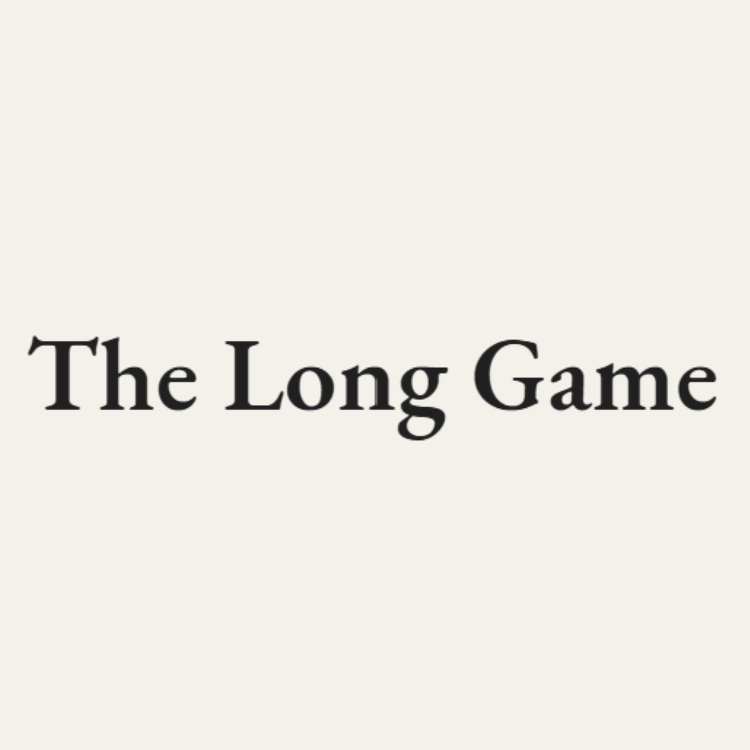 The Long Game