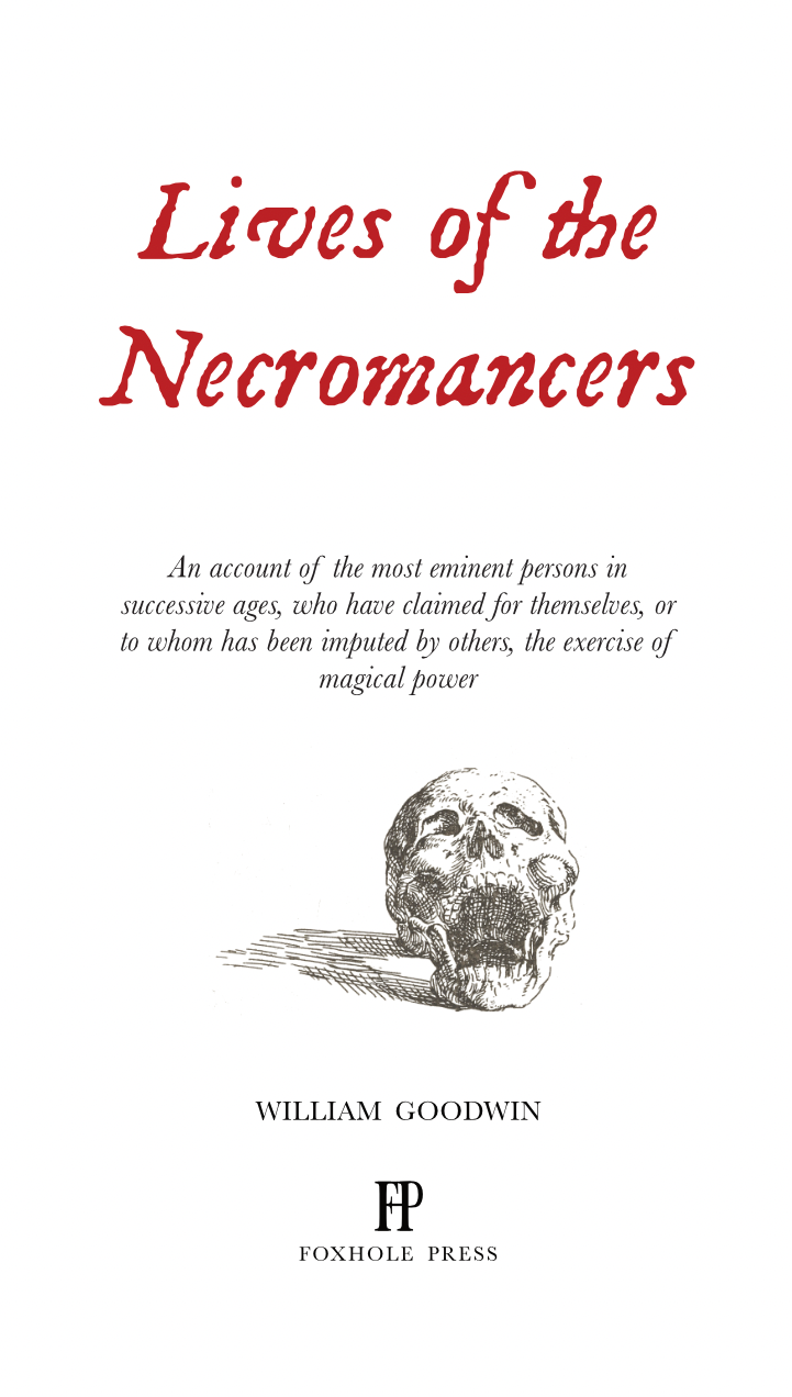 Lives of the Necromancers