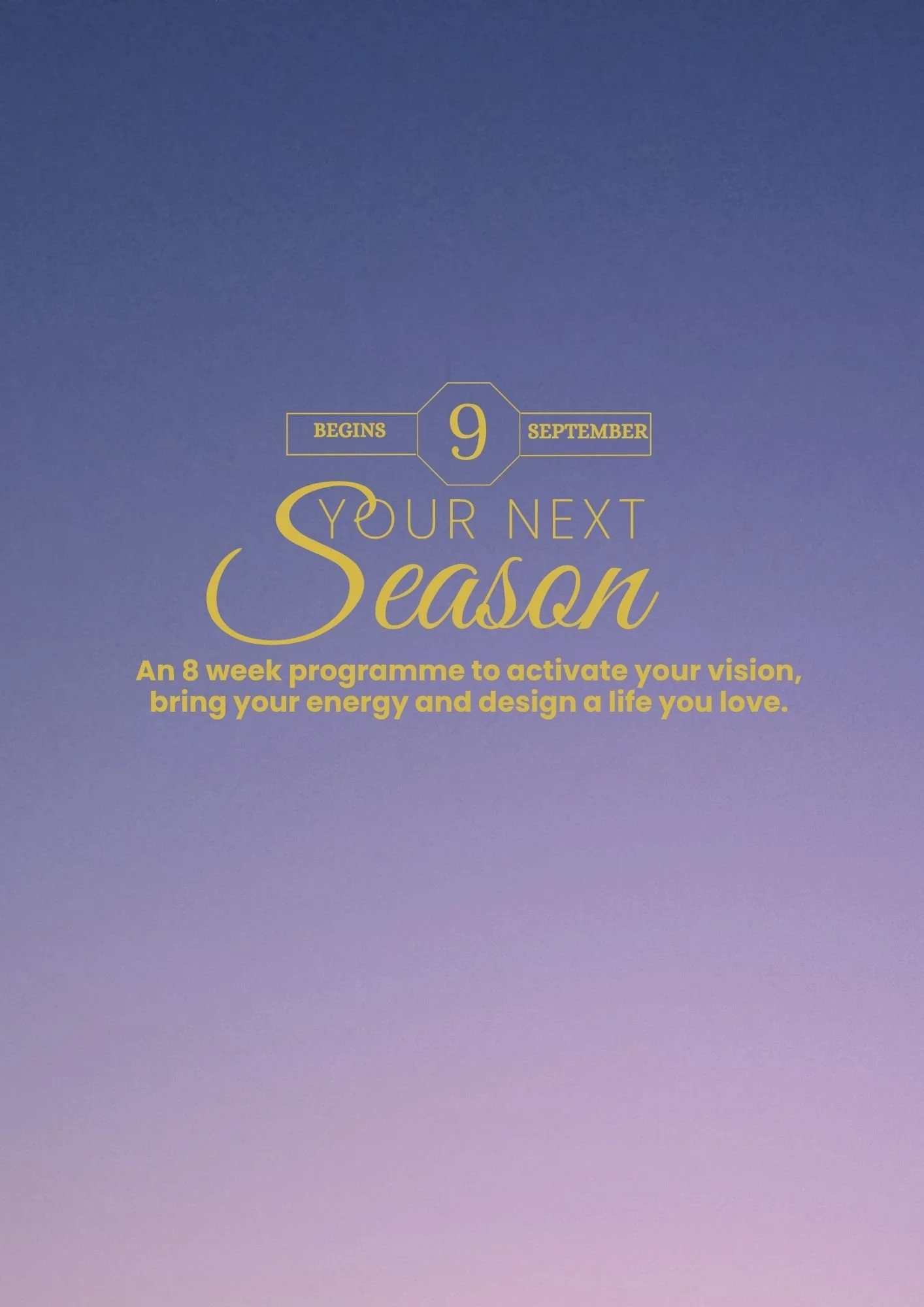 Your Next Season - 8 week inner circle