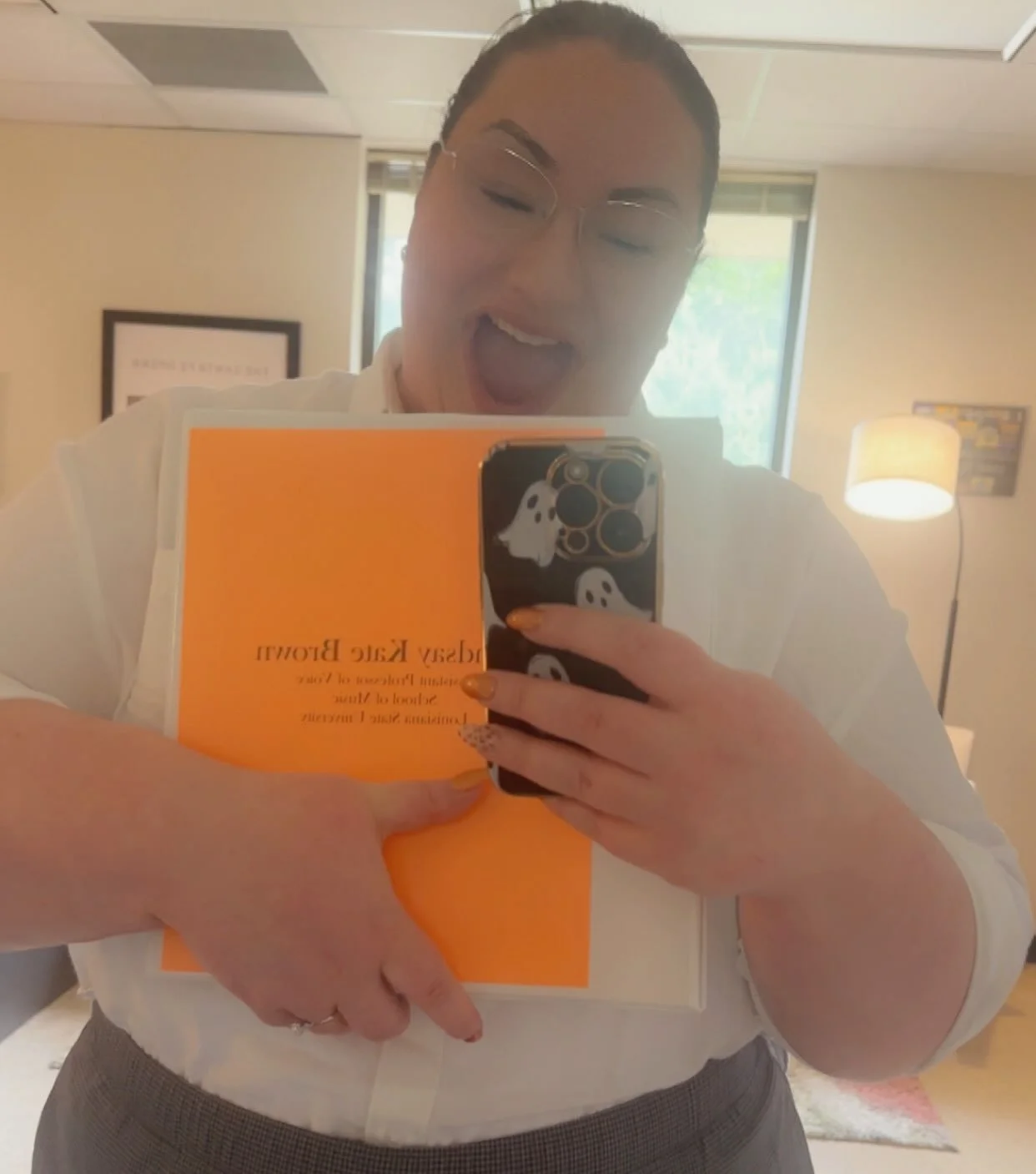 Submitted my materials for the 3rd Year Review today; one step closer to tenure. So glad to be a part of the LSU School of Music! 🖤🎶