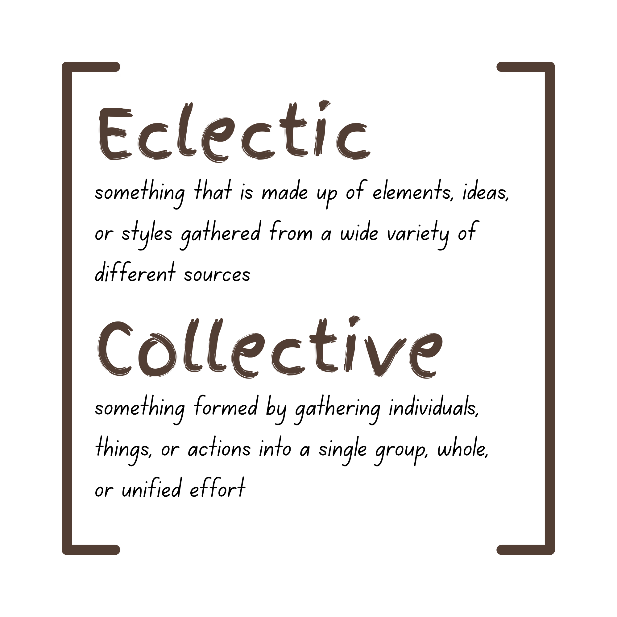 Logo with the text 'Electic CollectivE' inside a stylized black frame.