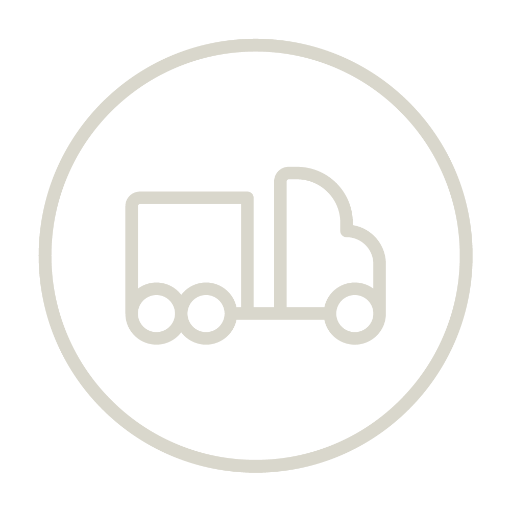 Hire Equipment Machine Western Australia South West WA - Icon of a semi-truck inside a circle.
