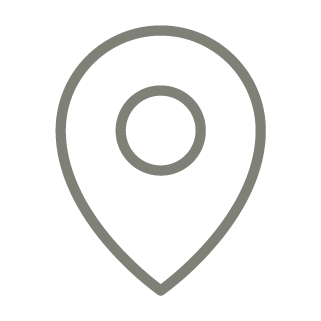 Hire Equipment Machine Western Australia South West WA - A black map pin icon with a circle inside.