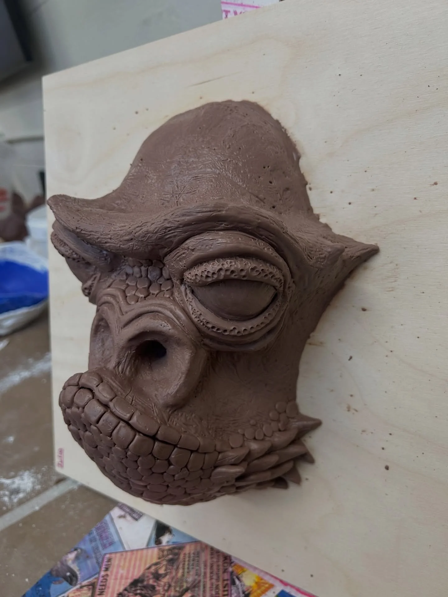 Last pic for the most recent surprise! 
So may things have happened the past few weeks it&rsquo;s hard to compose them all in one post, from mask making, to prosthetics,  to digital concept art we&rsquo;re doing it ALL! 

Lotta love for this n yall, 