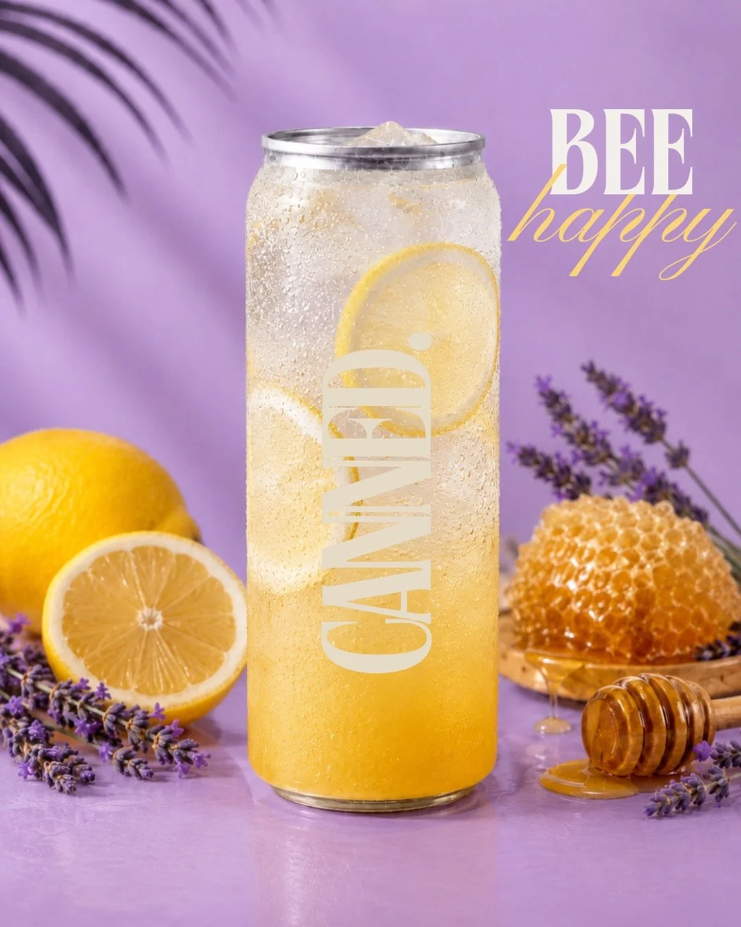 Meet BEE HAPPY &mdash; the sweetheart 🍯💜

A little fizz. A lot of good energy. Soft, sweet, and impossible not to love.

She&rsquo;s sunshine in a can ☀️