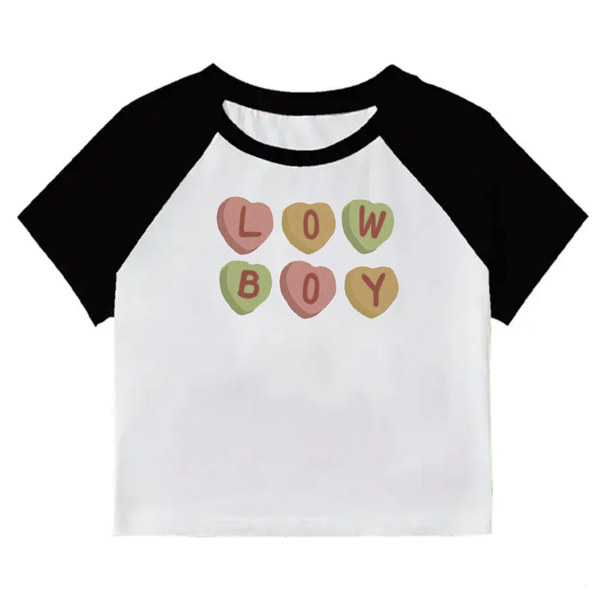 LOW BOY Candy Tee- Black Sleeves