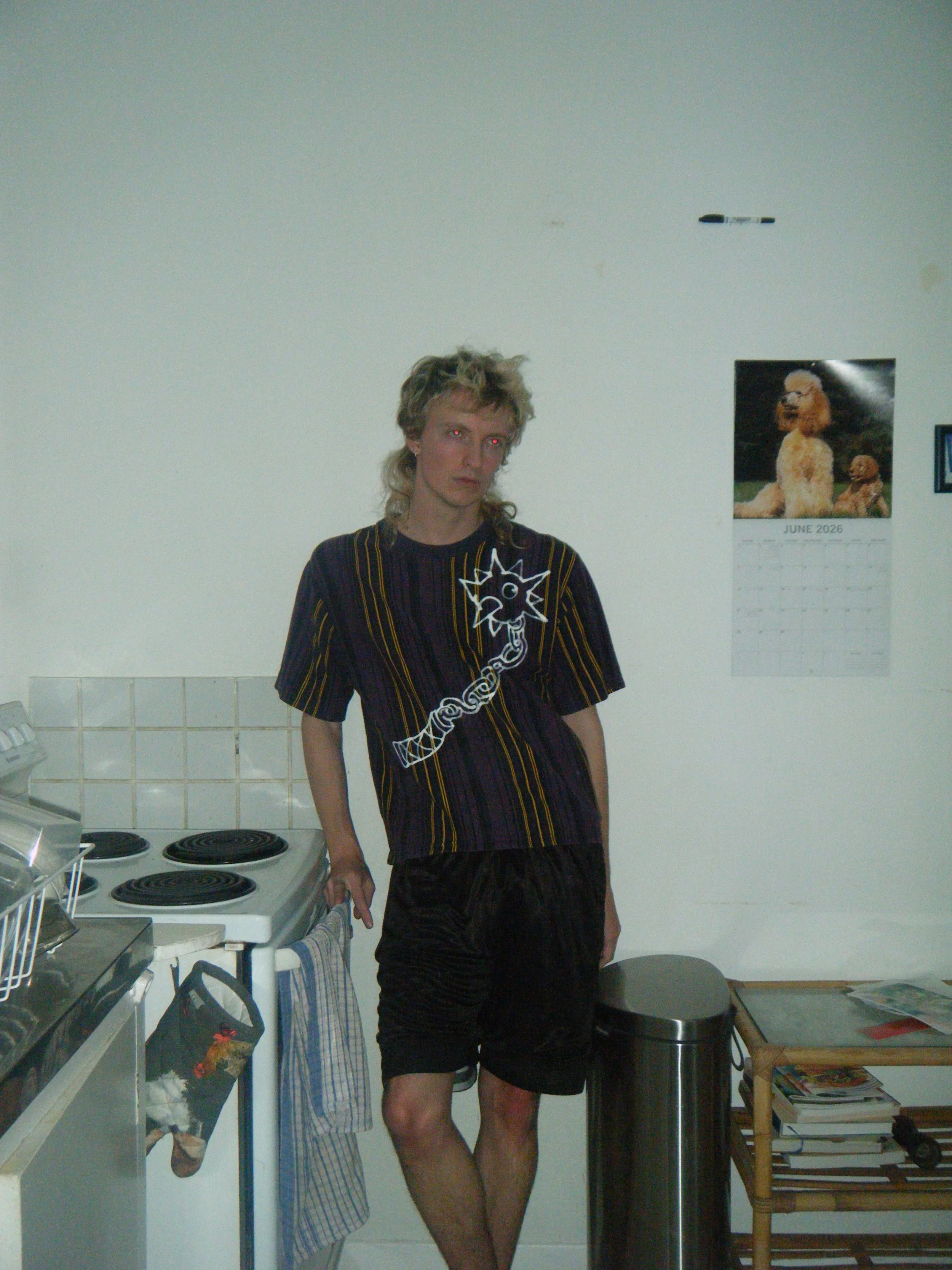 Striped Flail tee -2xl