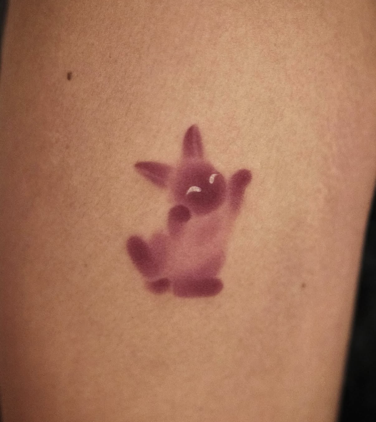 Shadow Bunny Tattoo by Toki